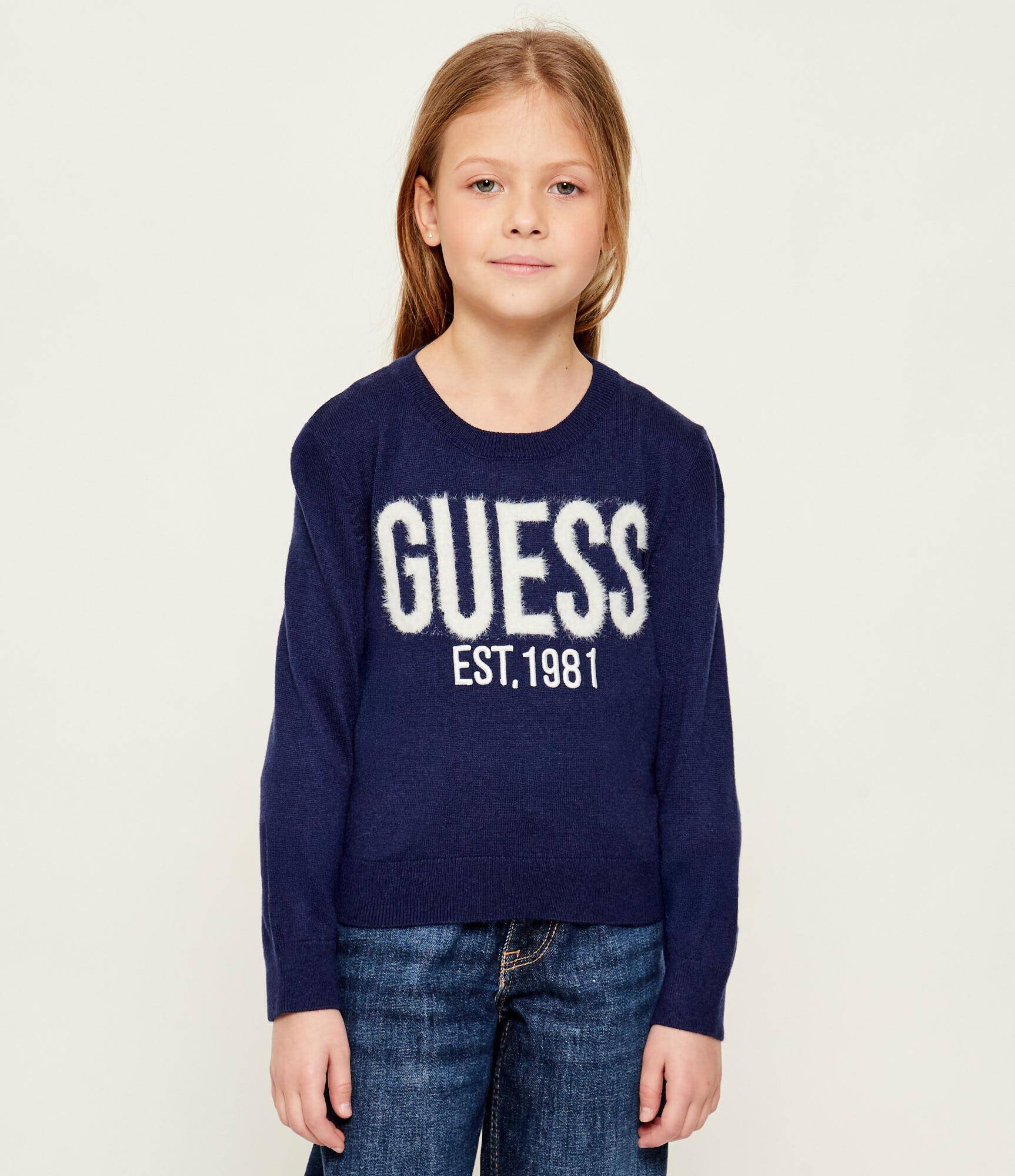 GUESS Pulover | regular fit cu adaos de lână și cașmir