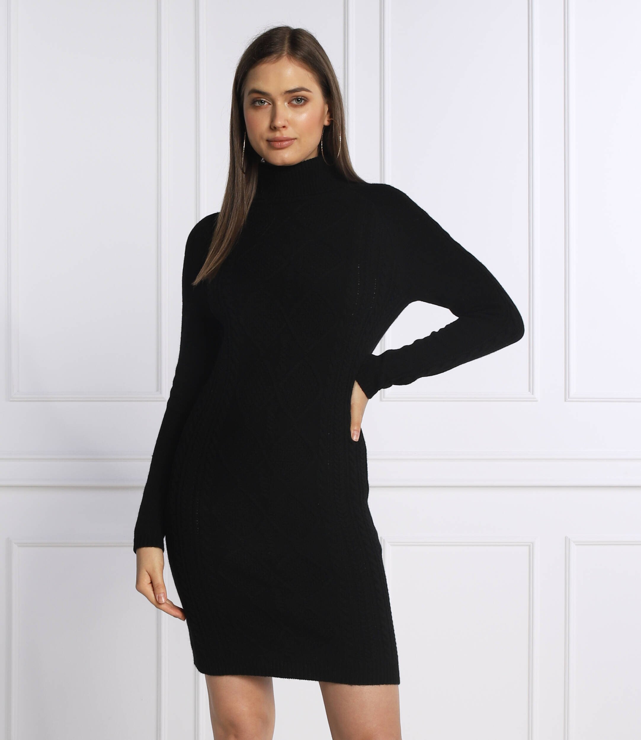 GUESS Rochie ELISABETH cu adaos de lână