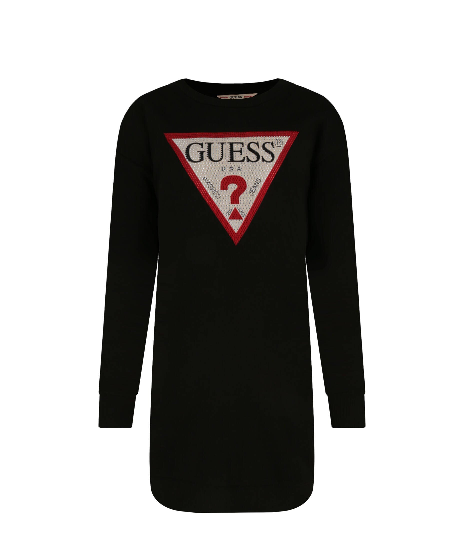 GUESS Rochie FRENCH TERRY LS