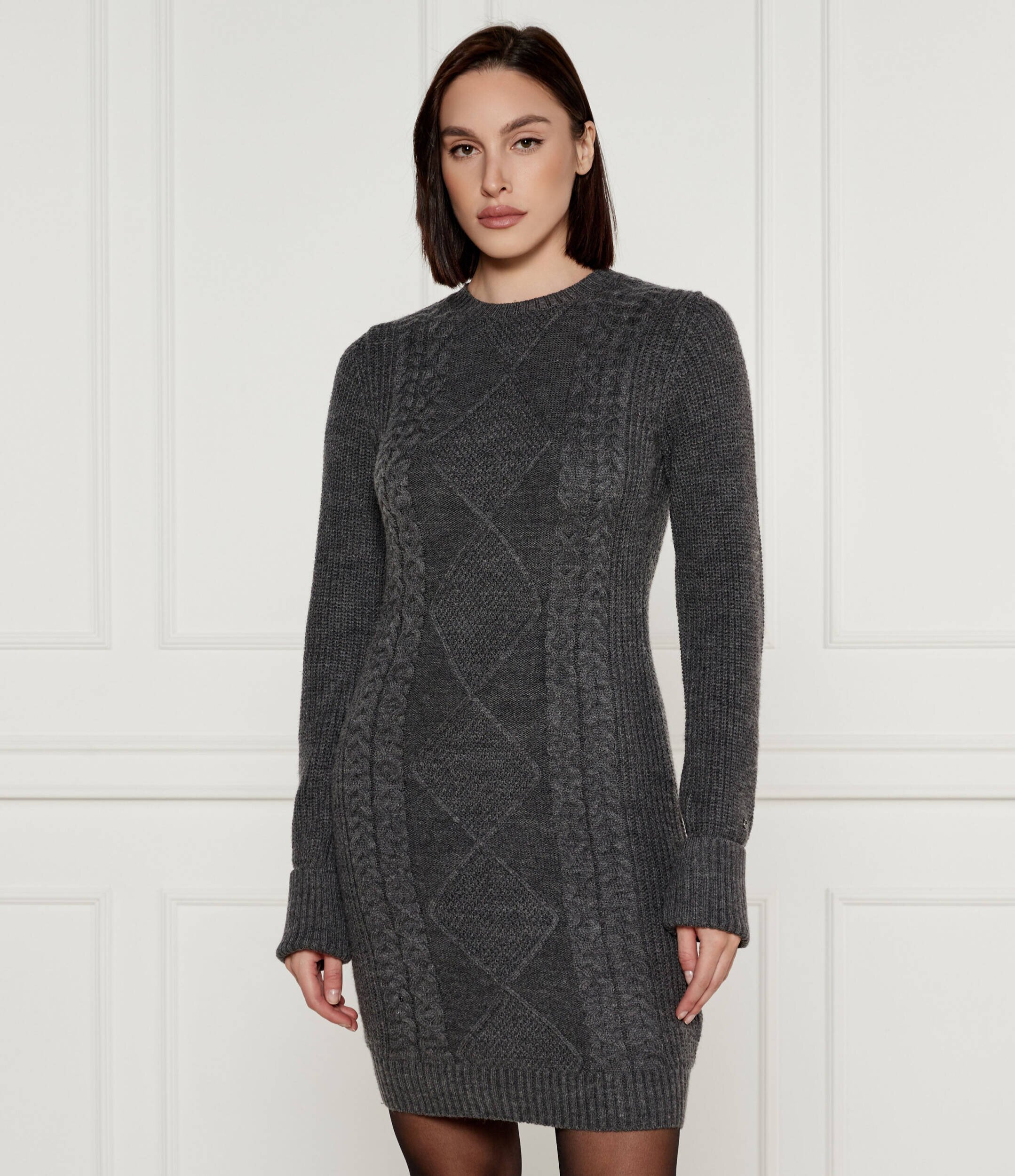 GUESS Rochie Serena cu adaos de lână