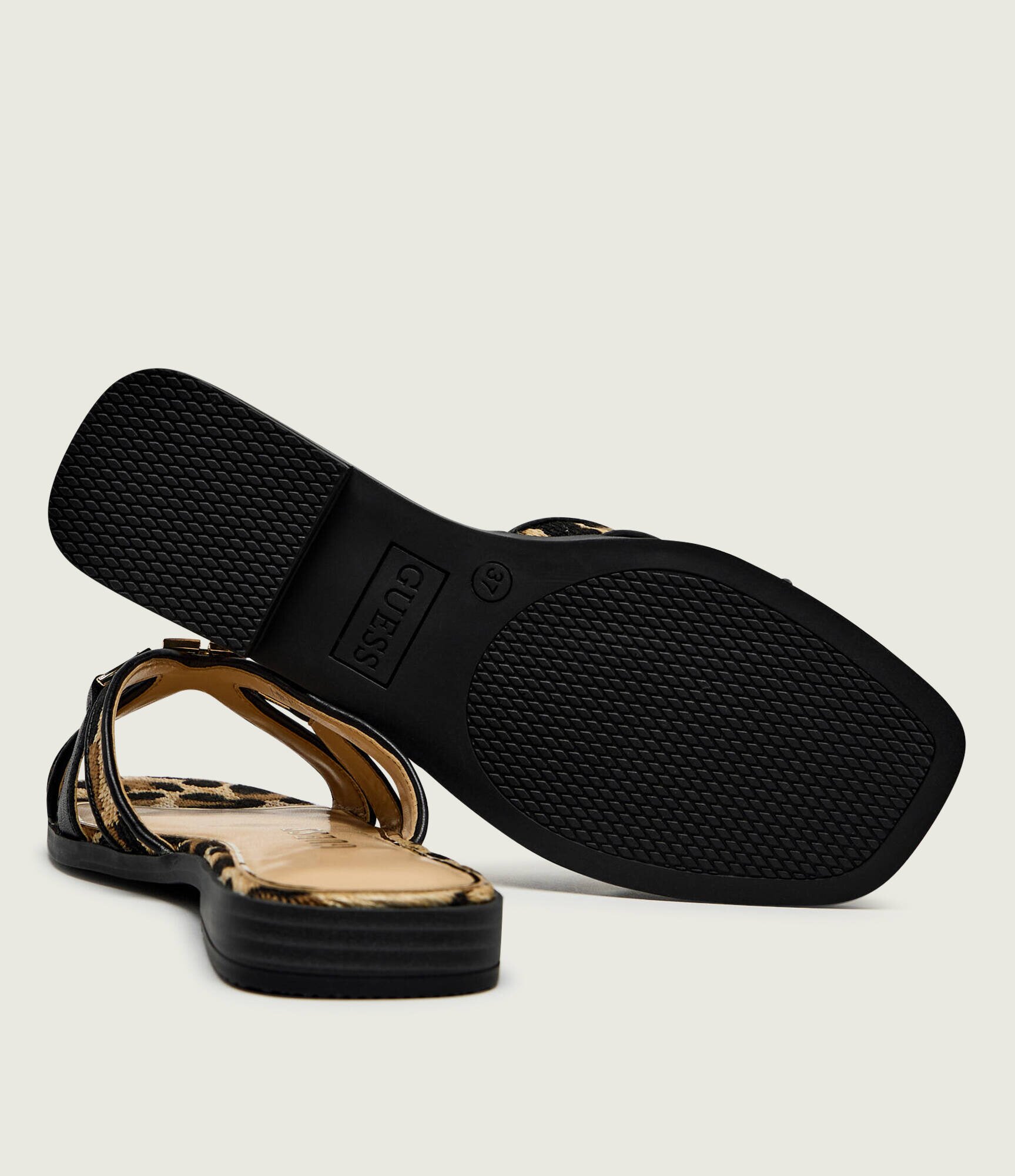 GUESS Șlapi REALLA4 cu adaos de piele