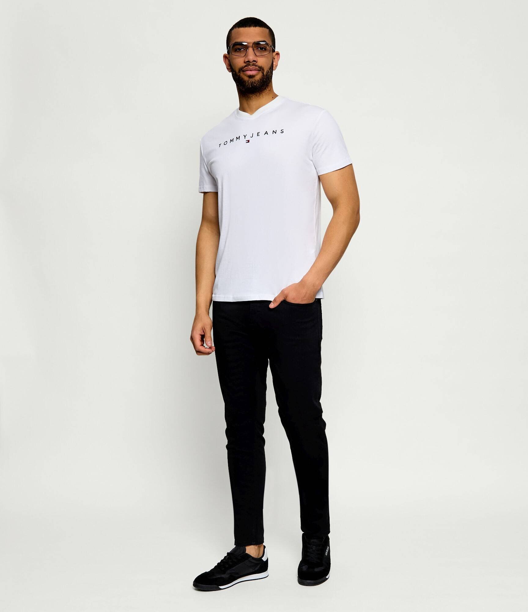 GUESS Sneakers DREAN | piele întoarsă