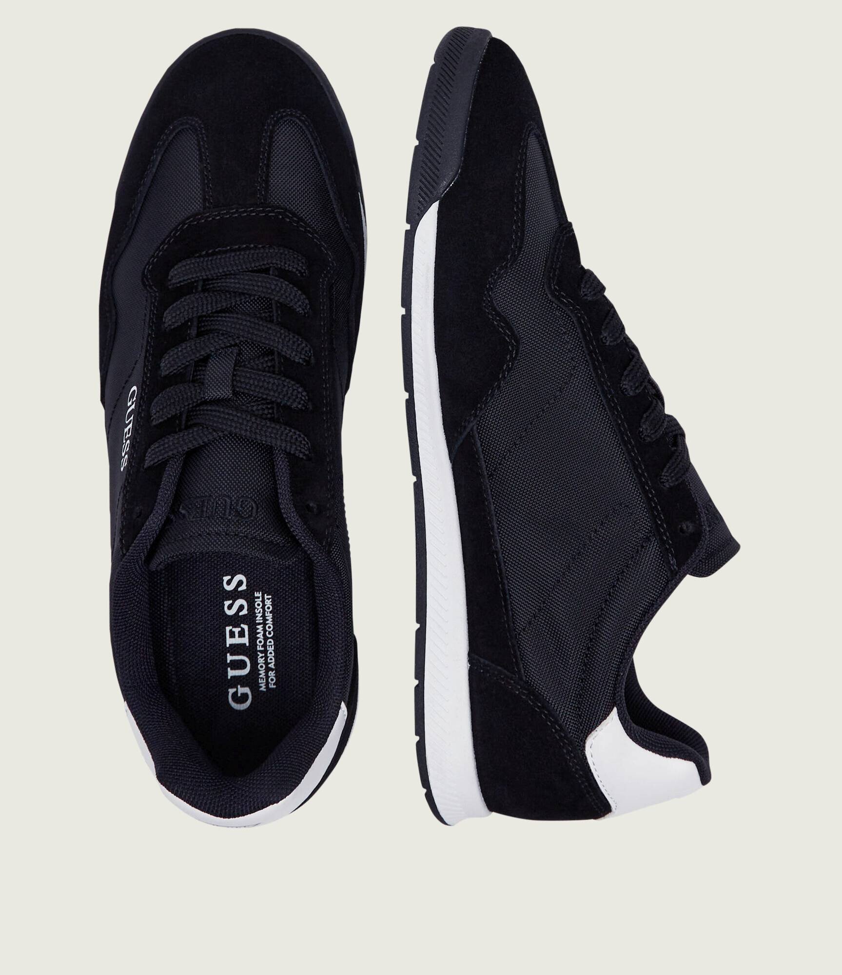 GUESS Sneakers DREAN | piele întoarsă