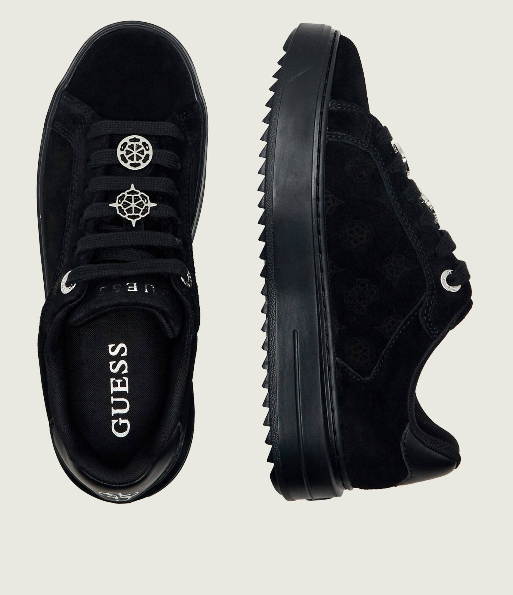 GUESS Sneakers Duena2 | piele întoarsă