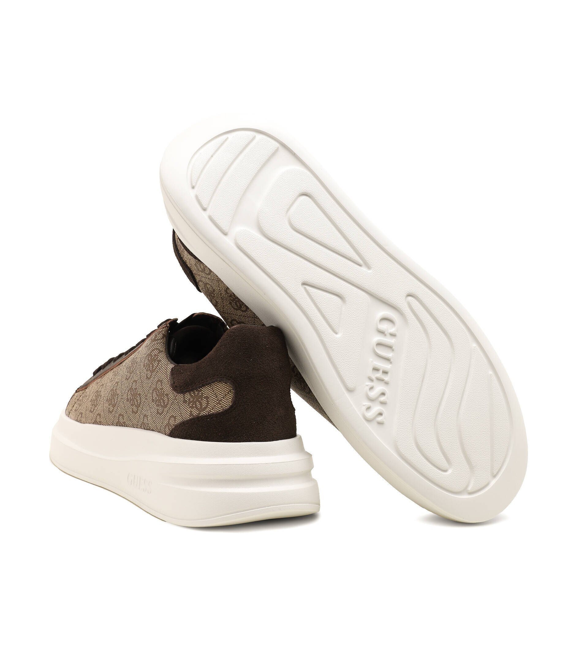 GUESS Sneakers ELBA CARRYOVER cu adaos de piele