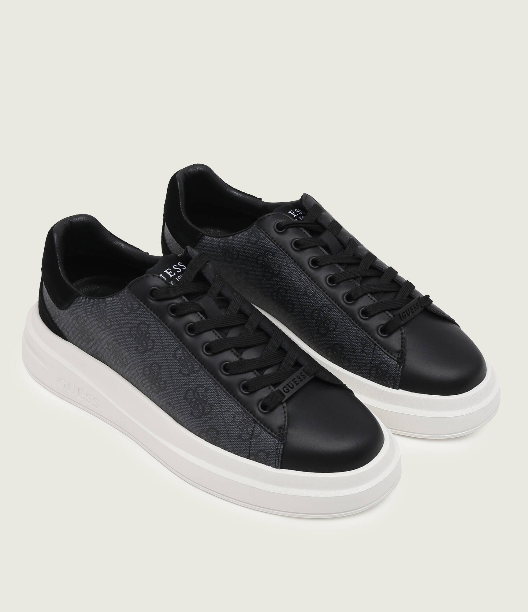 GUESS Sneakers ELBA cu adaos de piele