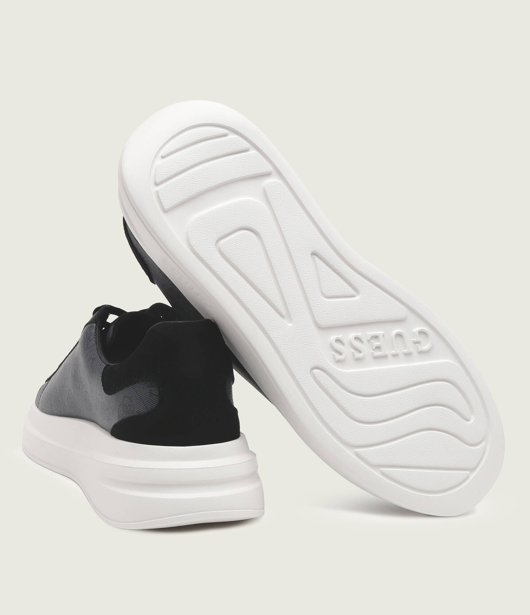GUESS Sneakers ELBA cu adaos de piele