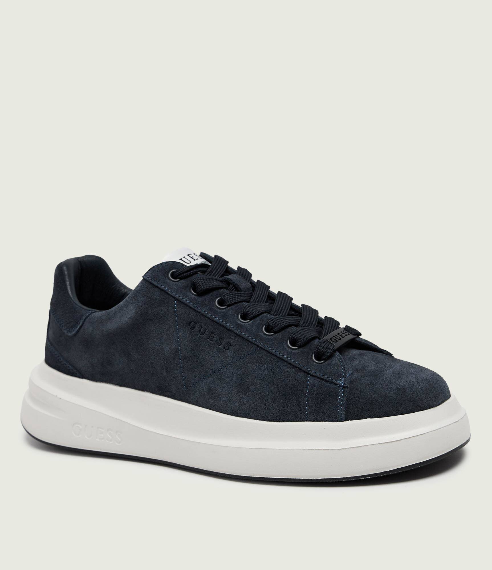 GUESS Sneakers Elba | piele întoarsă
