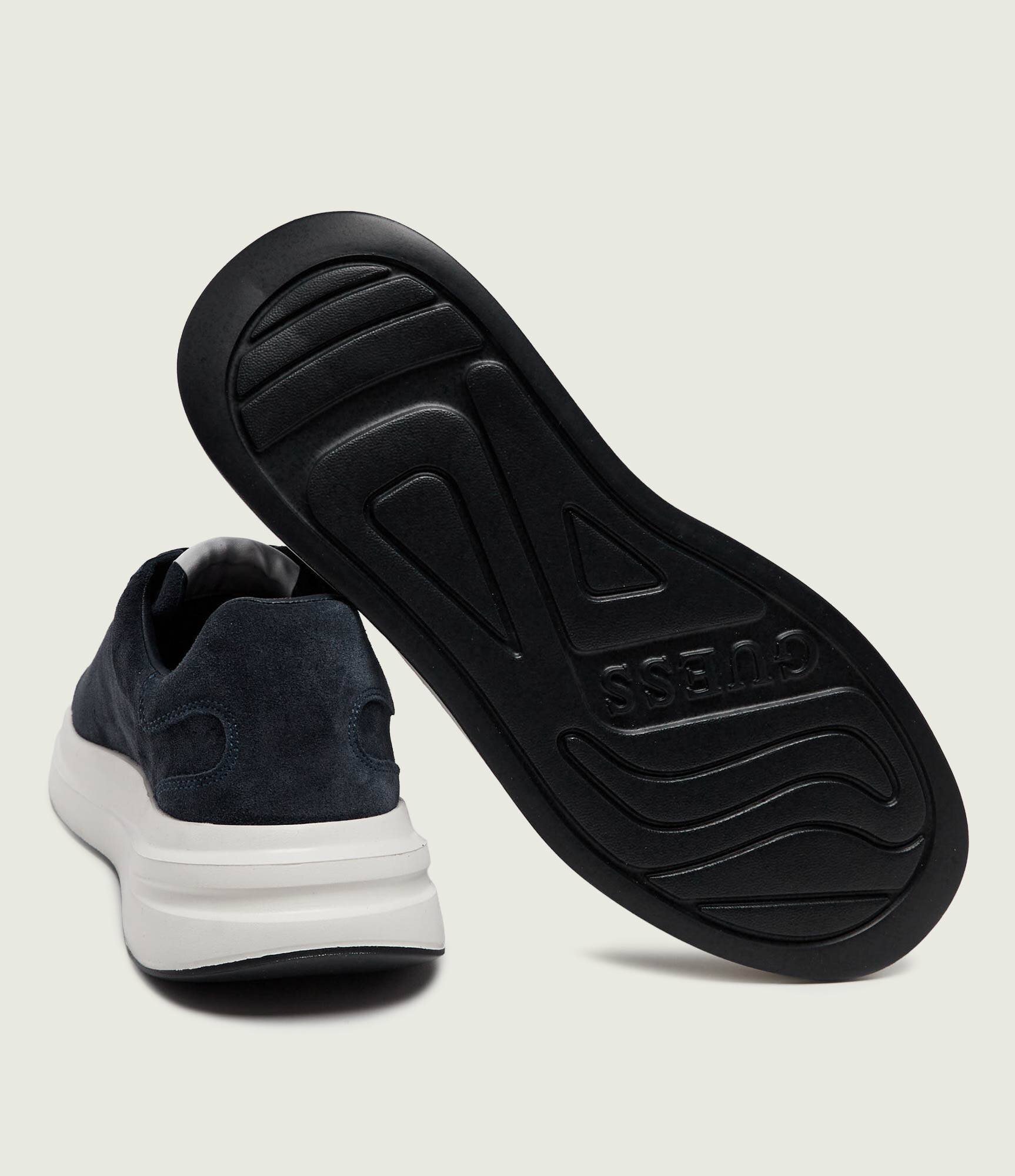 GUESS Sneakers Elba | piele întoarsă