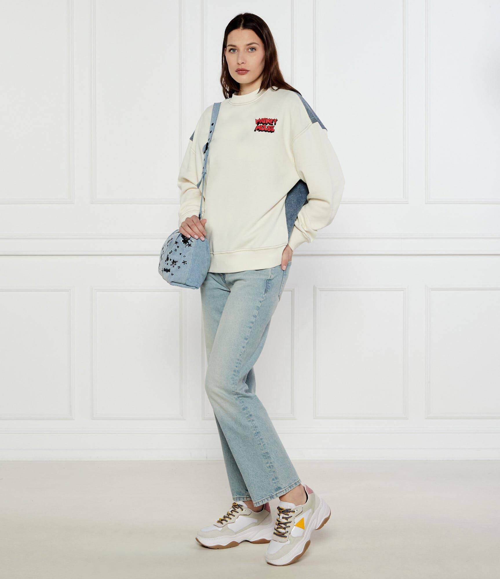 GUESS Sneakers Happy | piele întoarsă