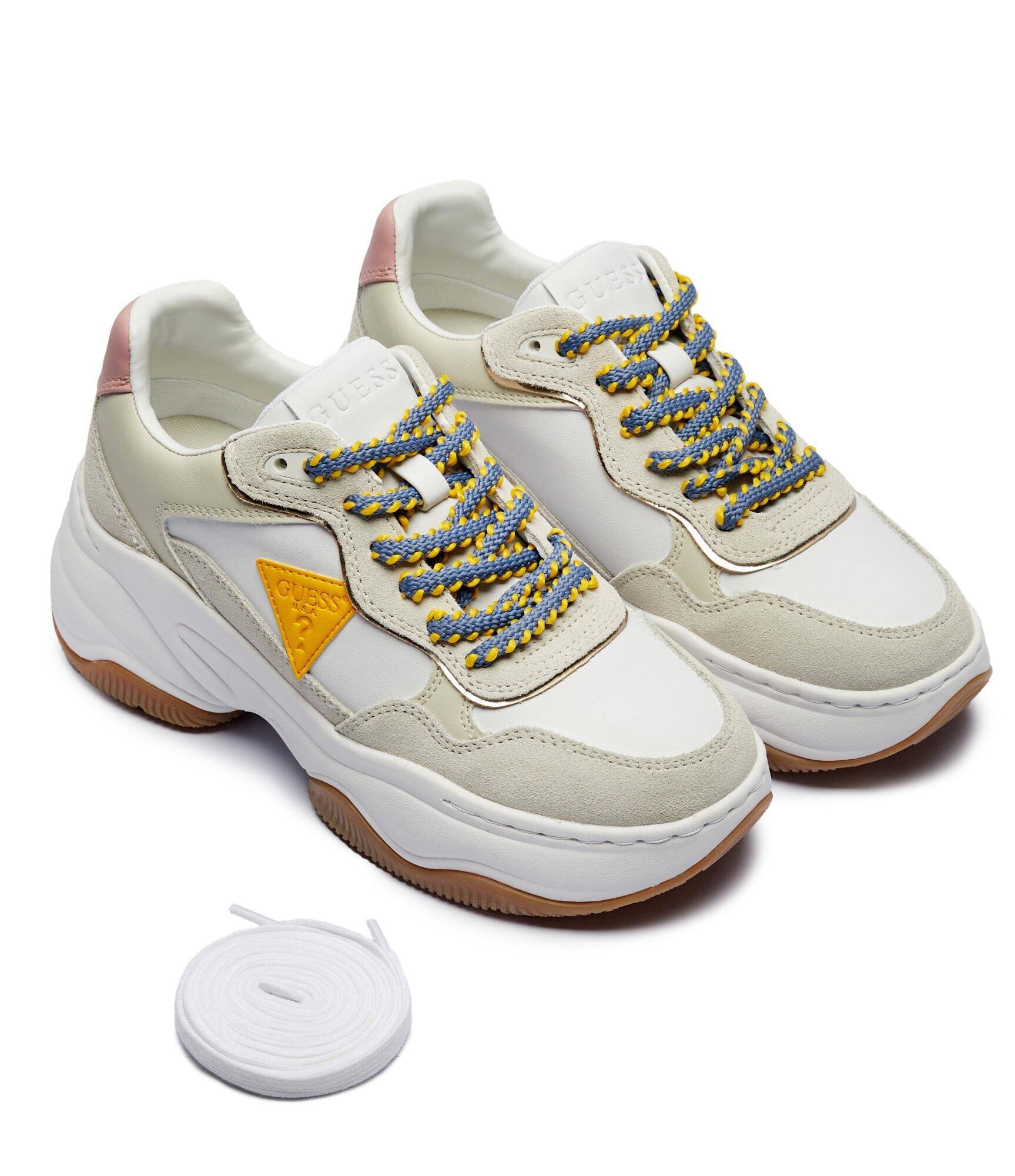GUESS Sneakers Happy | piele întoarsă