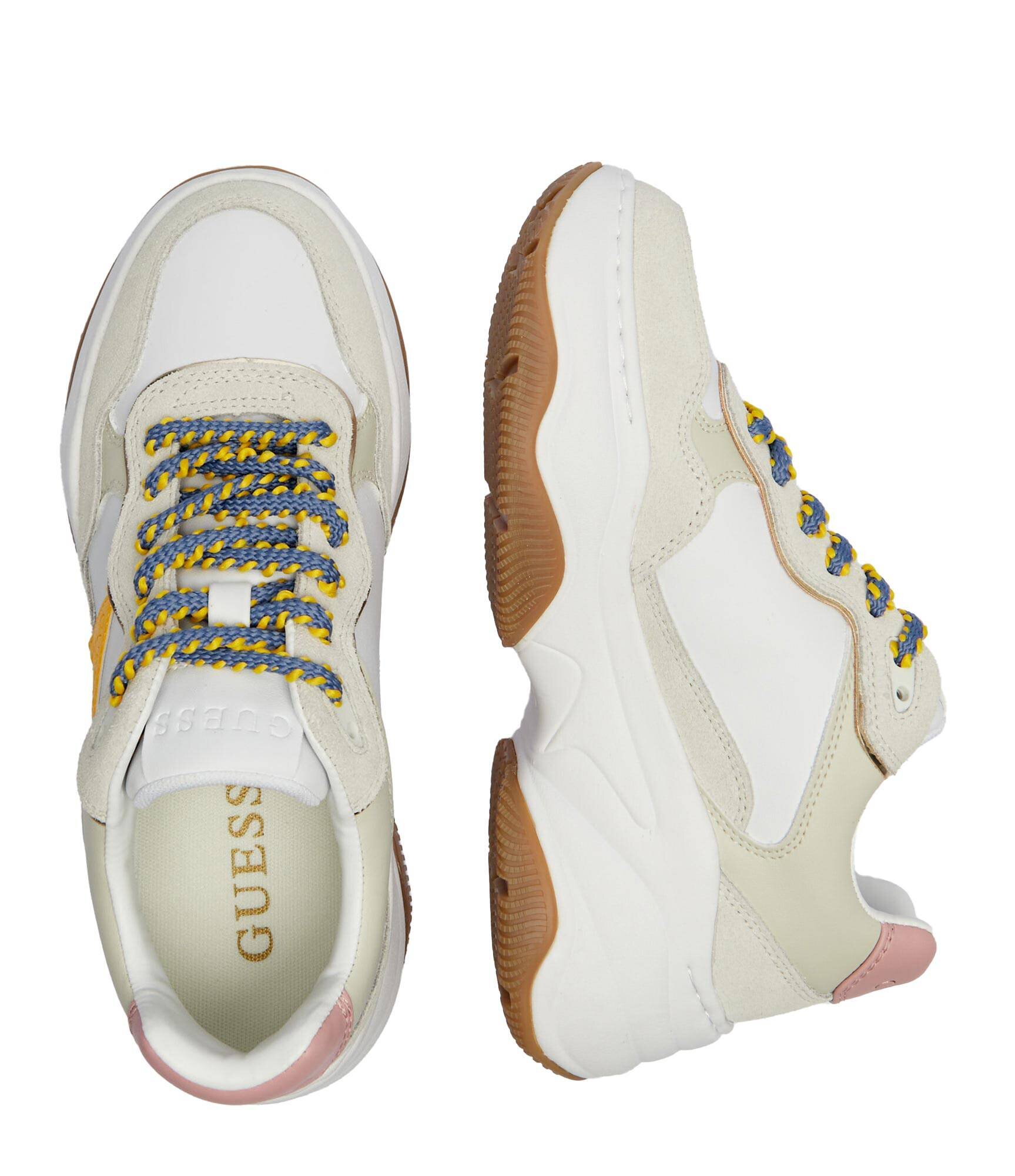GUESS Sneakers Happy | piele întoarsă