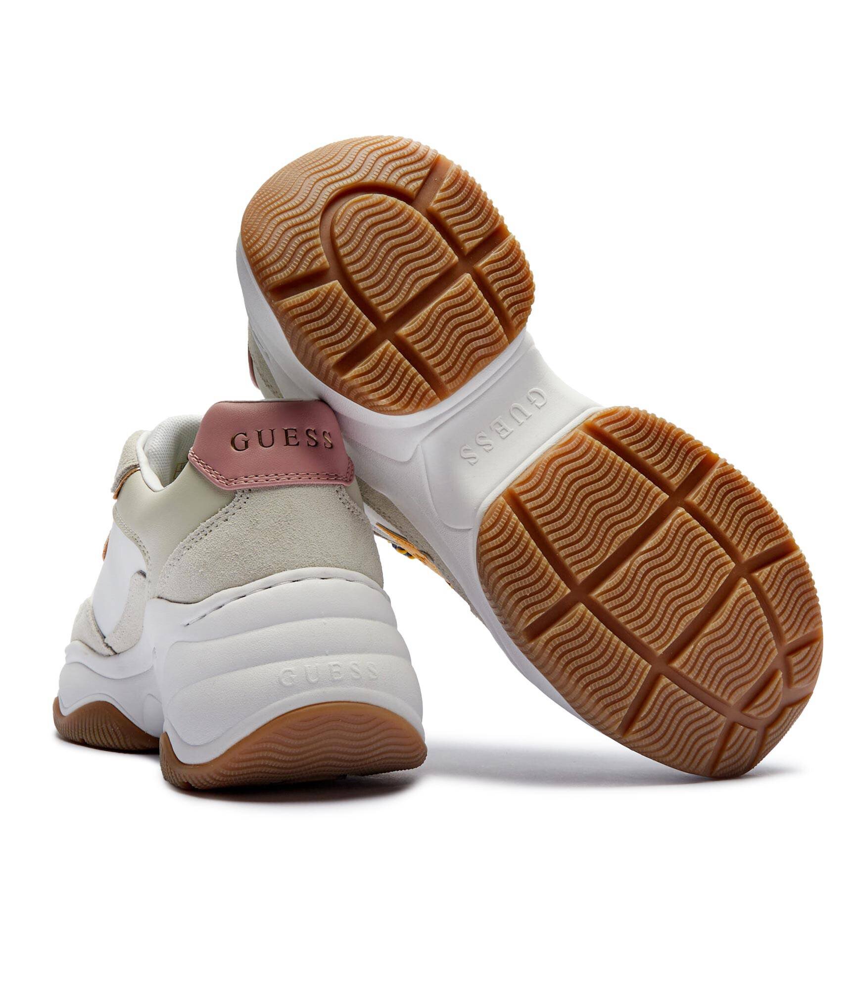GUESS Sneakers Happy | piele întoarsă