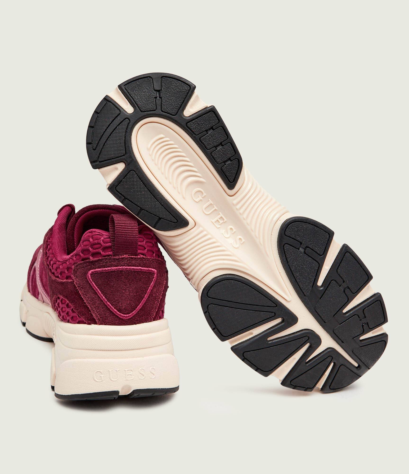 GUESS Sneakers Indye2 | piele întoarsă