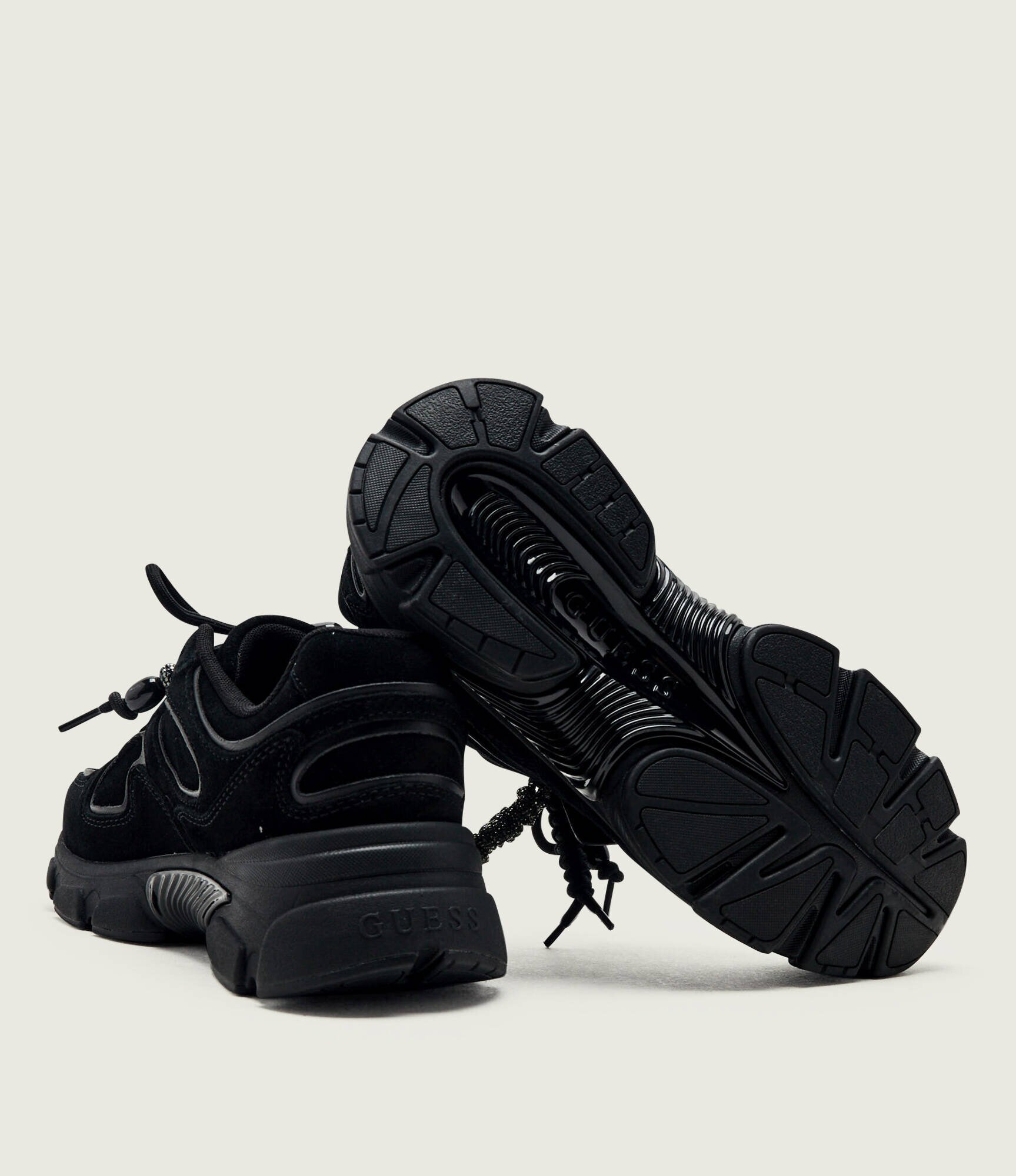 GUESS Sneakers Irrina | piele întoarsă