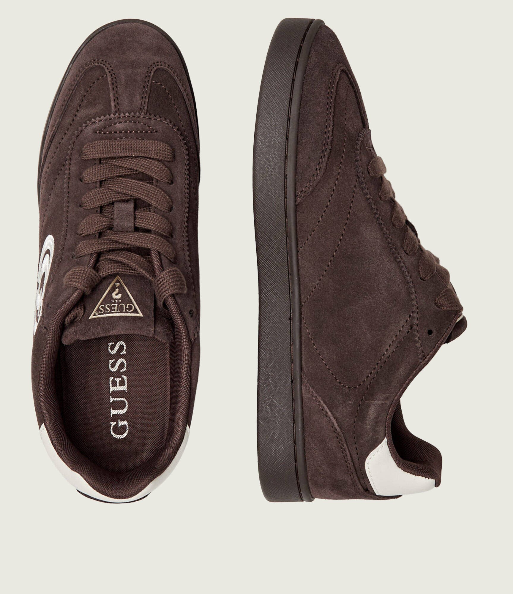 GUESS Sneakers Jacek | piele întoarsă