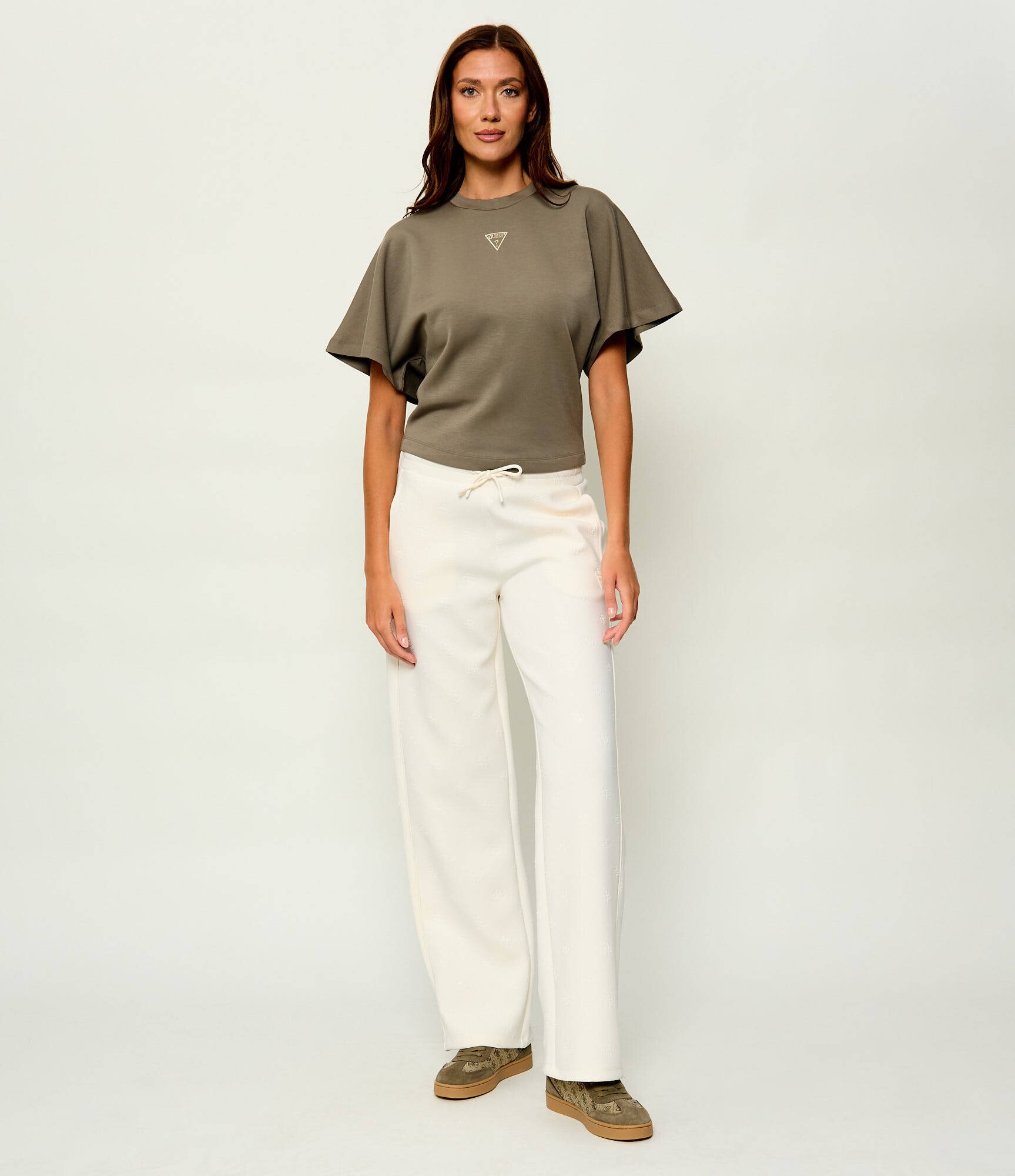 GUESS Sneakers Jacek | piele întoarsă