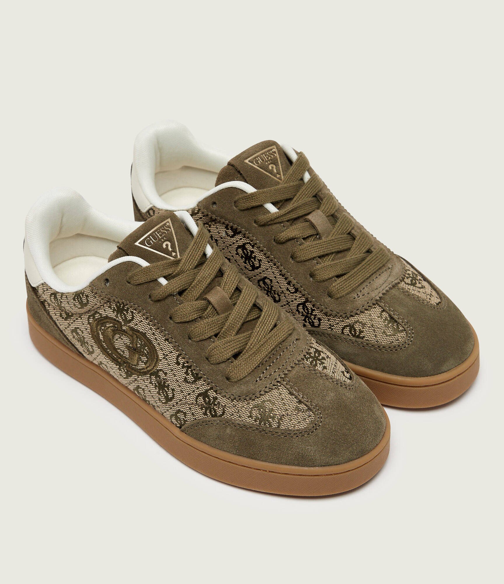 GUESS Sneakers Jacek | piele întoarsă