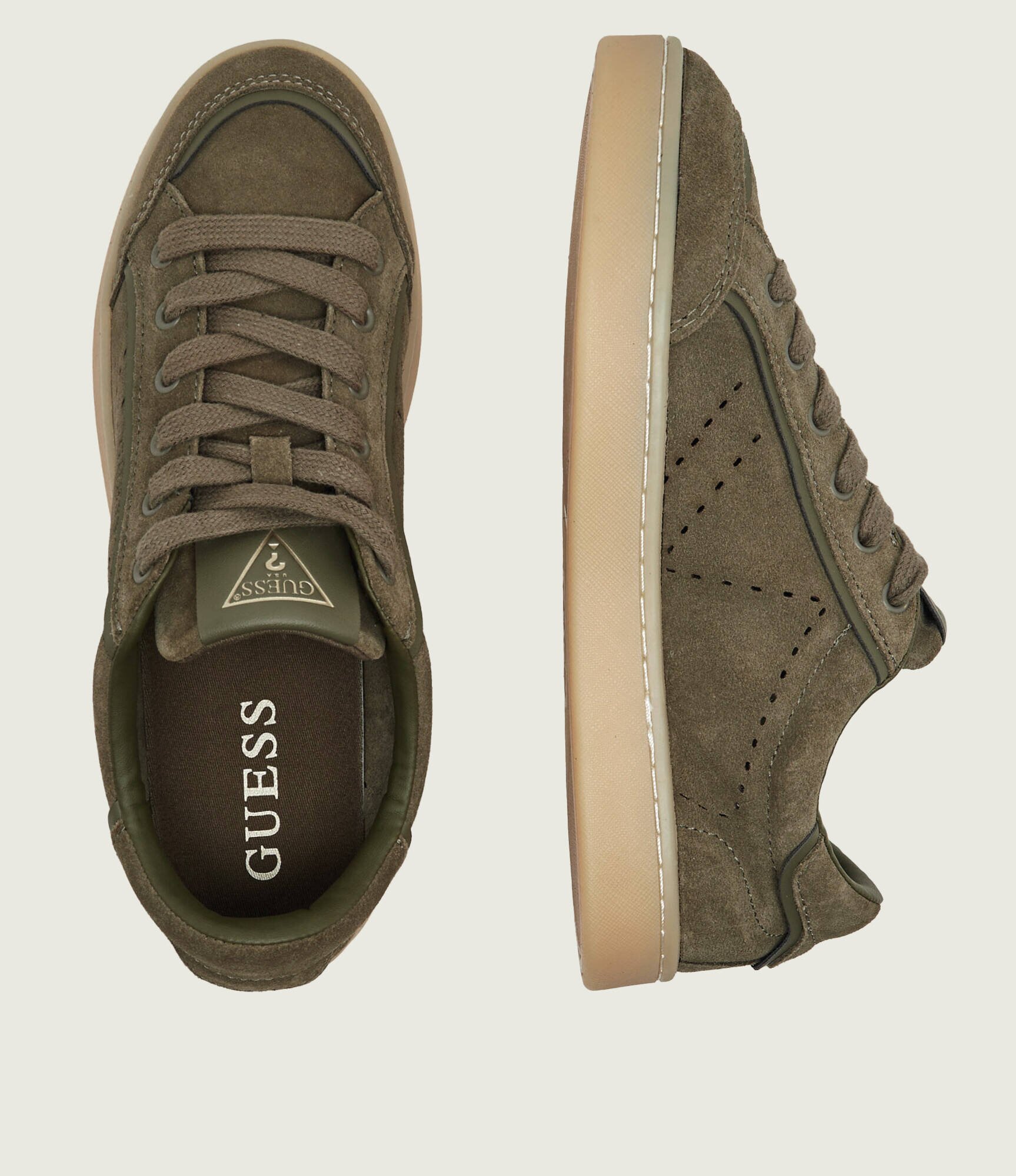 GUESS Sneakers Jhell2 | piele întoarsă