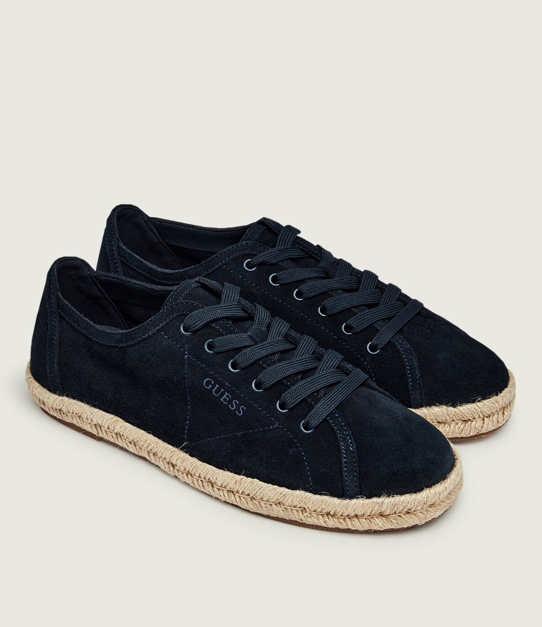 GUESS Sneakers MALAGA | piele întoarsă