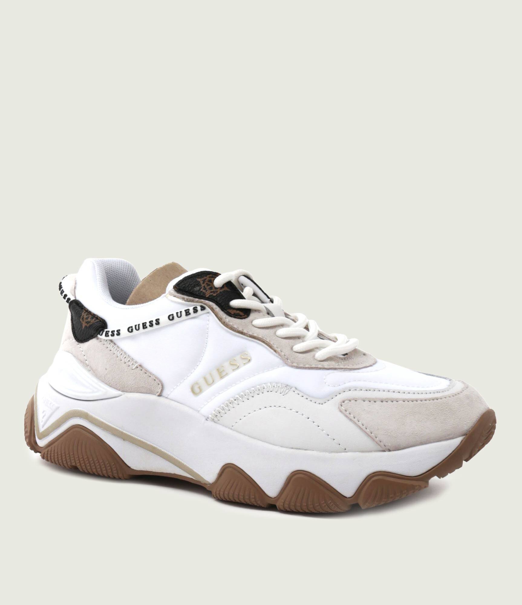 GUESS Sneakers MICOLA | piele întoarsă cu adaos de piele