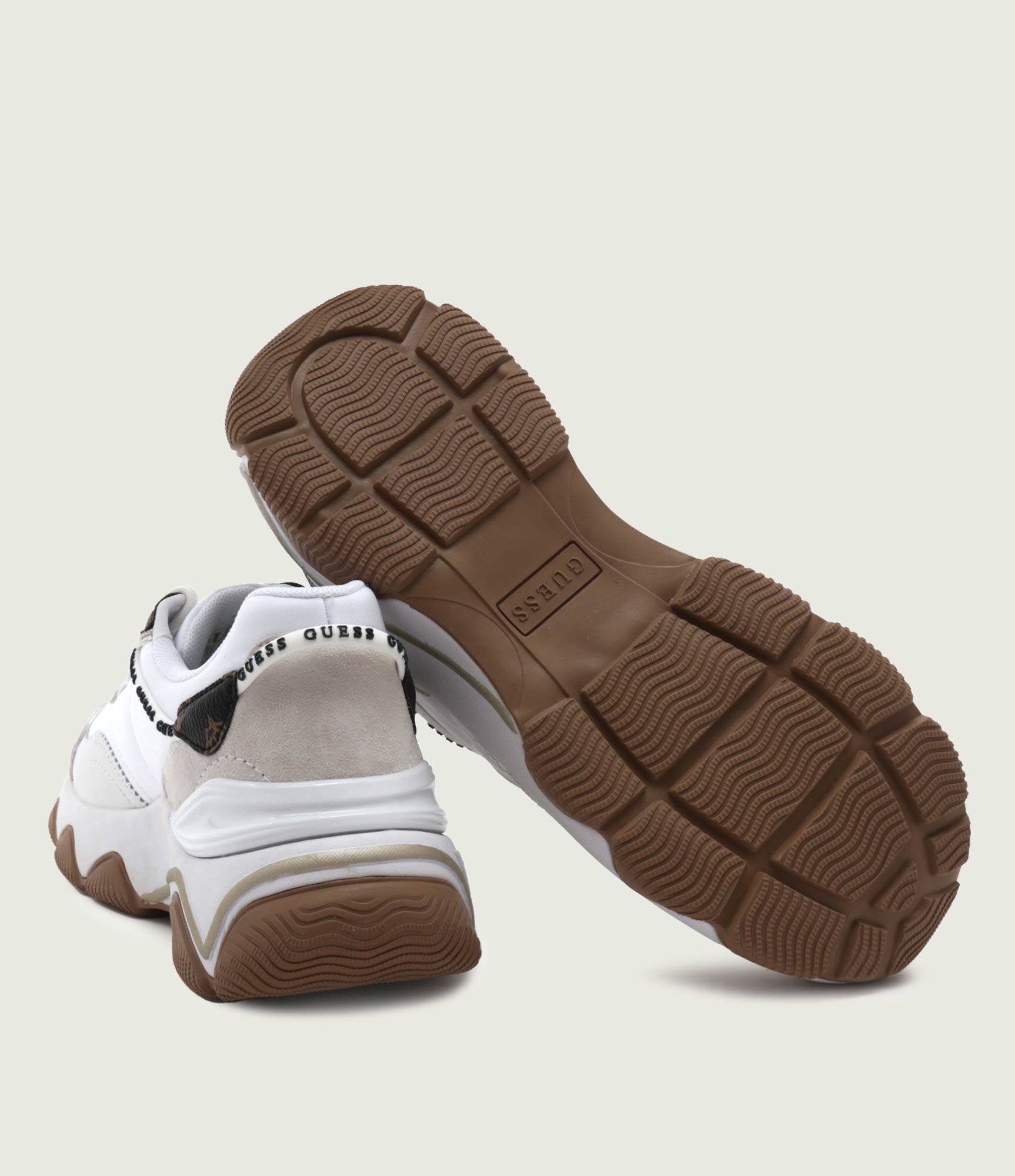 GUESS Sneakers MICOLA | piele întoarsă cu adaos de piele