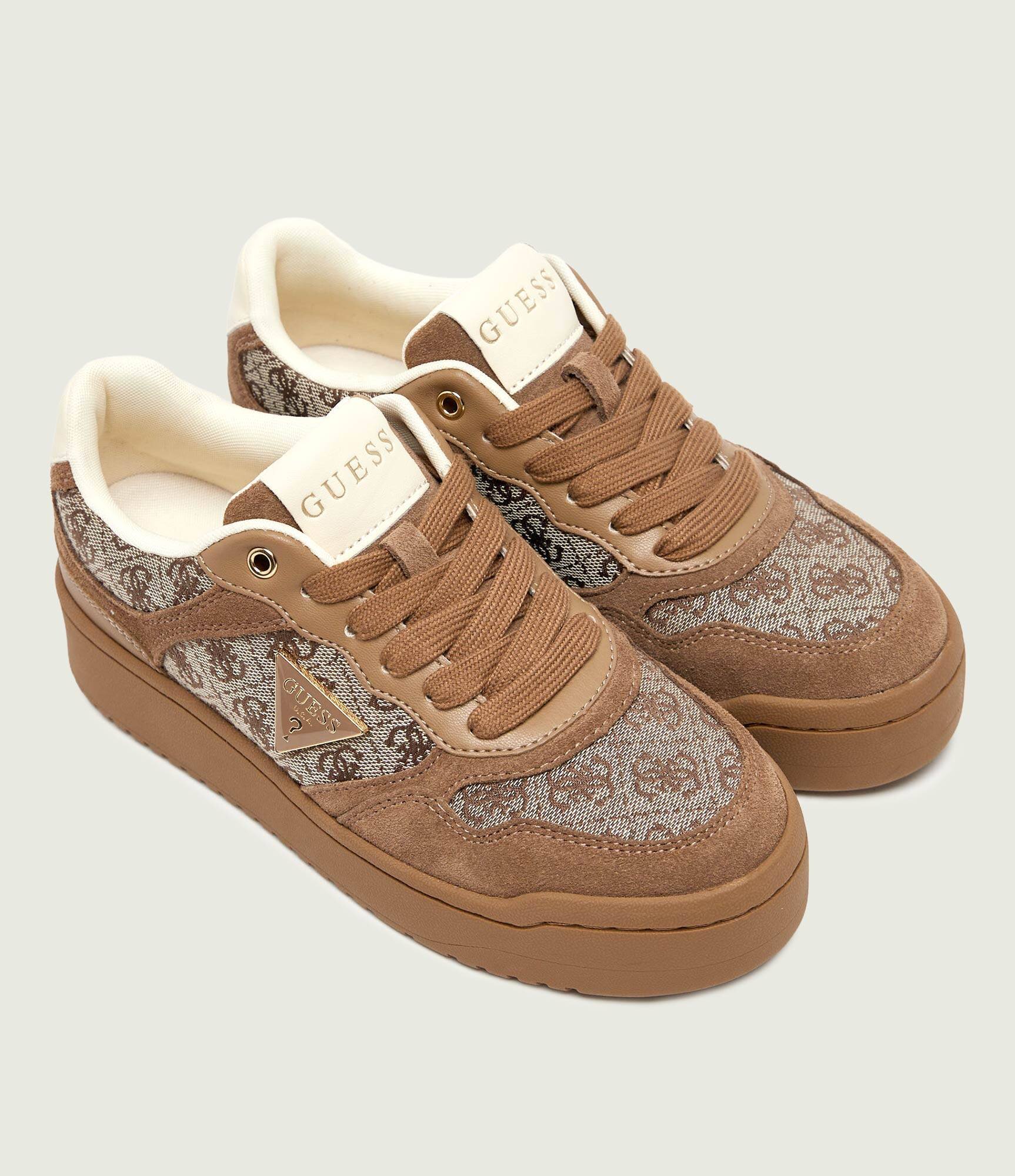 GUESS Sneakers Miram 16 | piele întoarsă