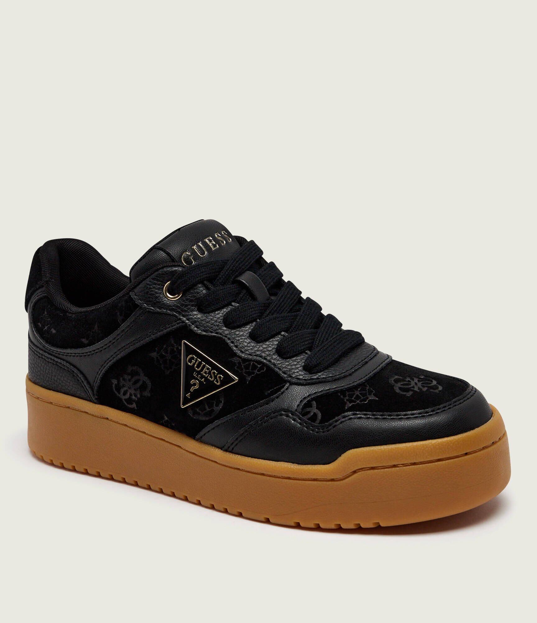 GUESS Sneakers Mirami 17 | piele întoarsă