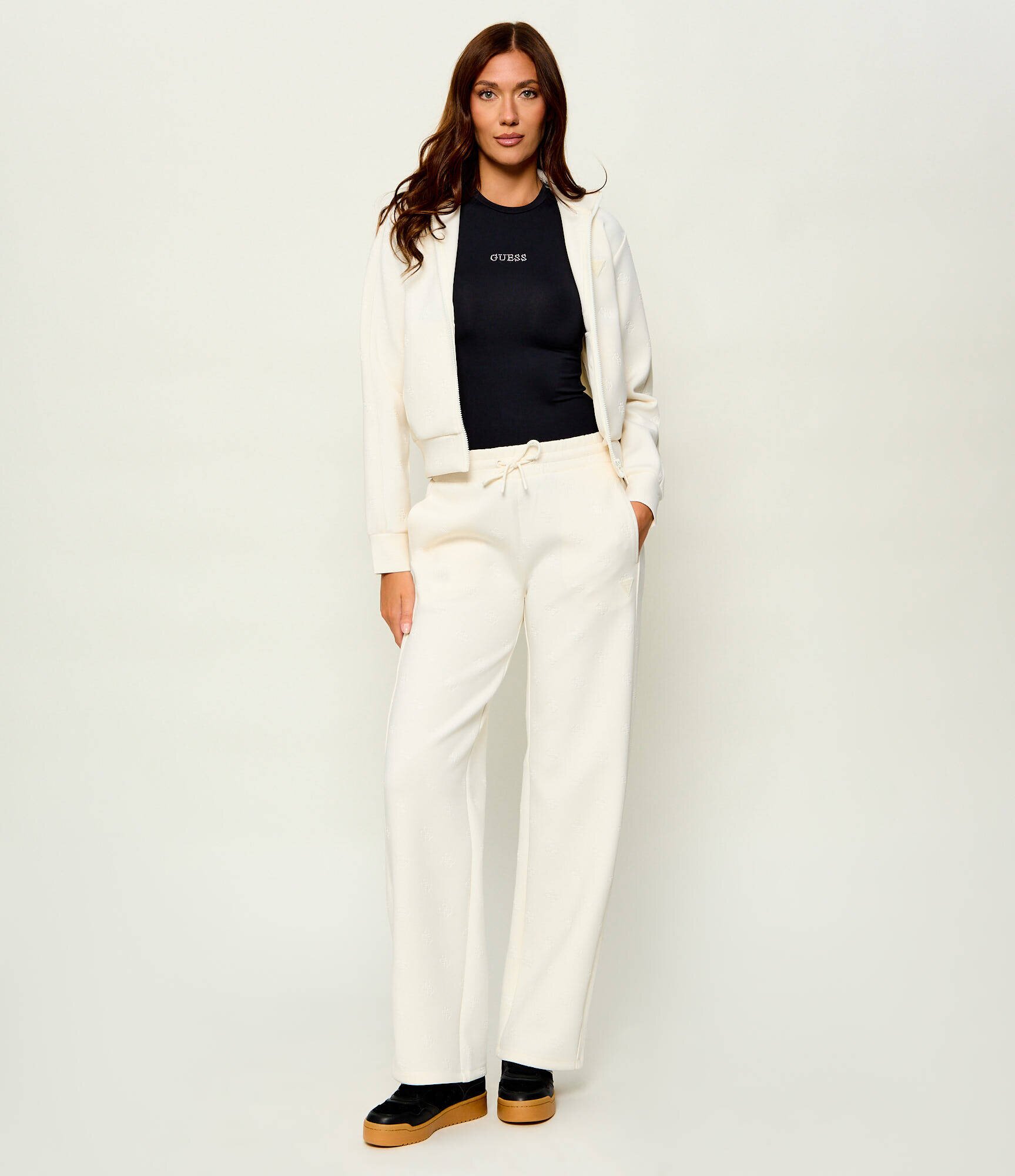 GUESS Sneakers Mirami 17 | piele întoarsă