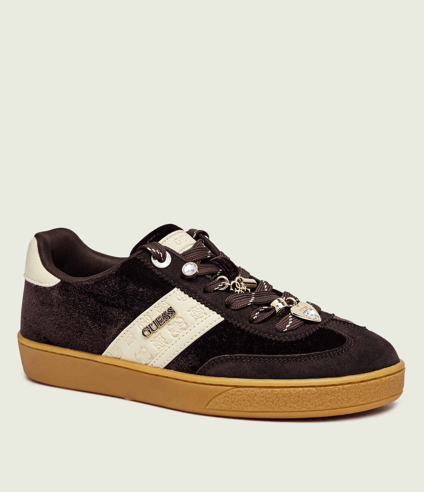 GUESS Sneakers Naoki2 | piele întoarsă