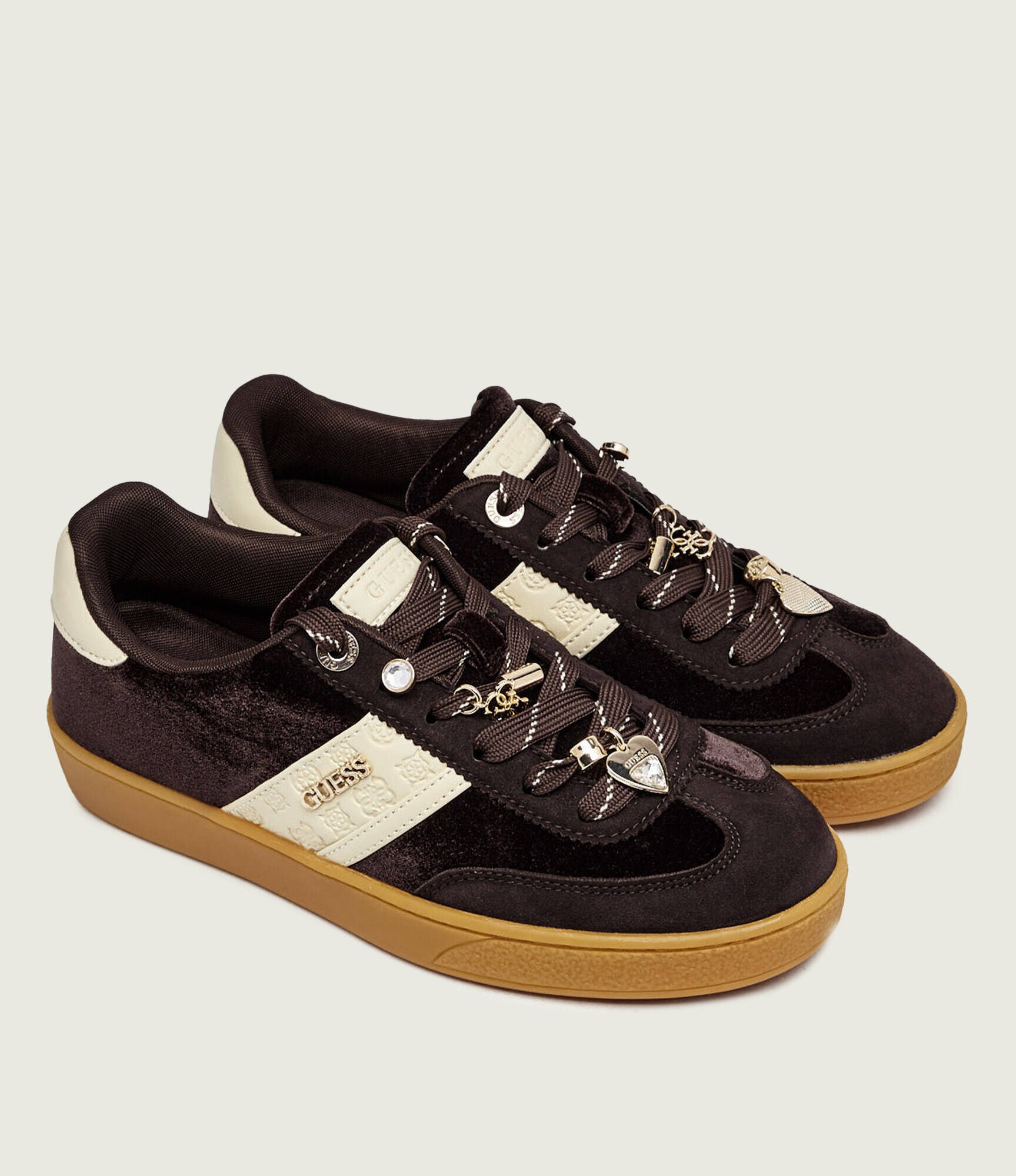 GUESS Sneakers Naoki2 | piele întoarsă