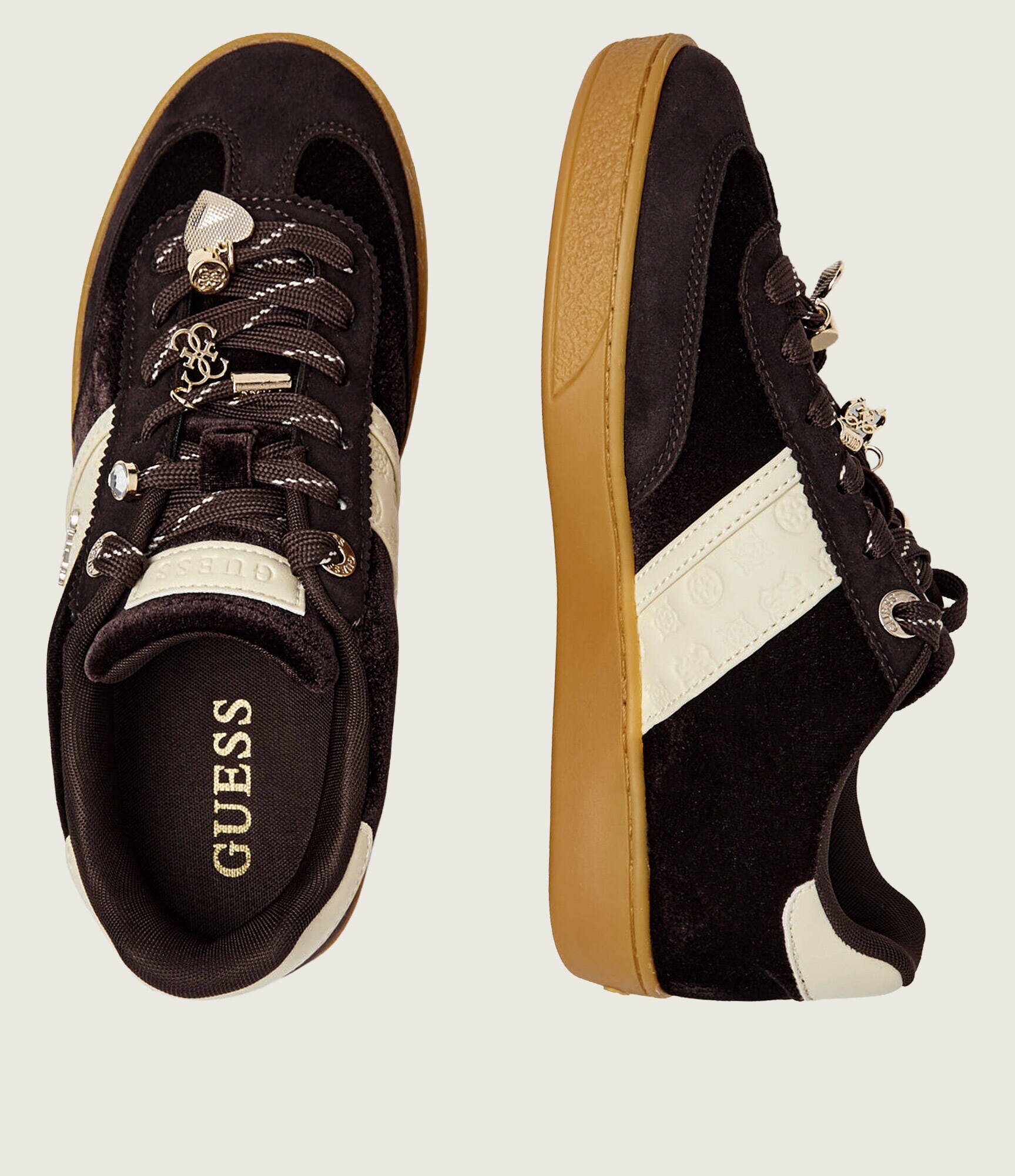 GUESS Sneakers Naoki2 | piele întoarsă