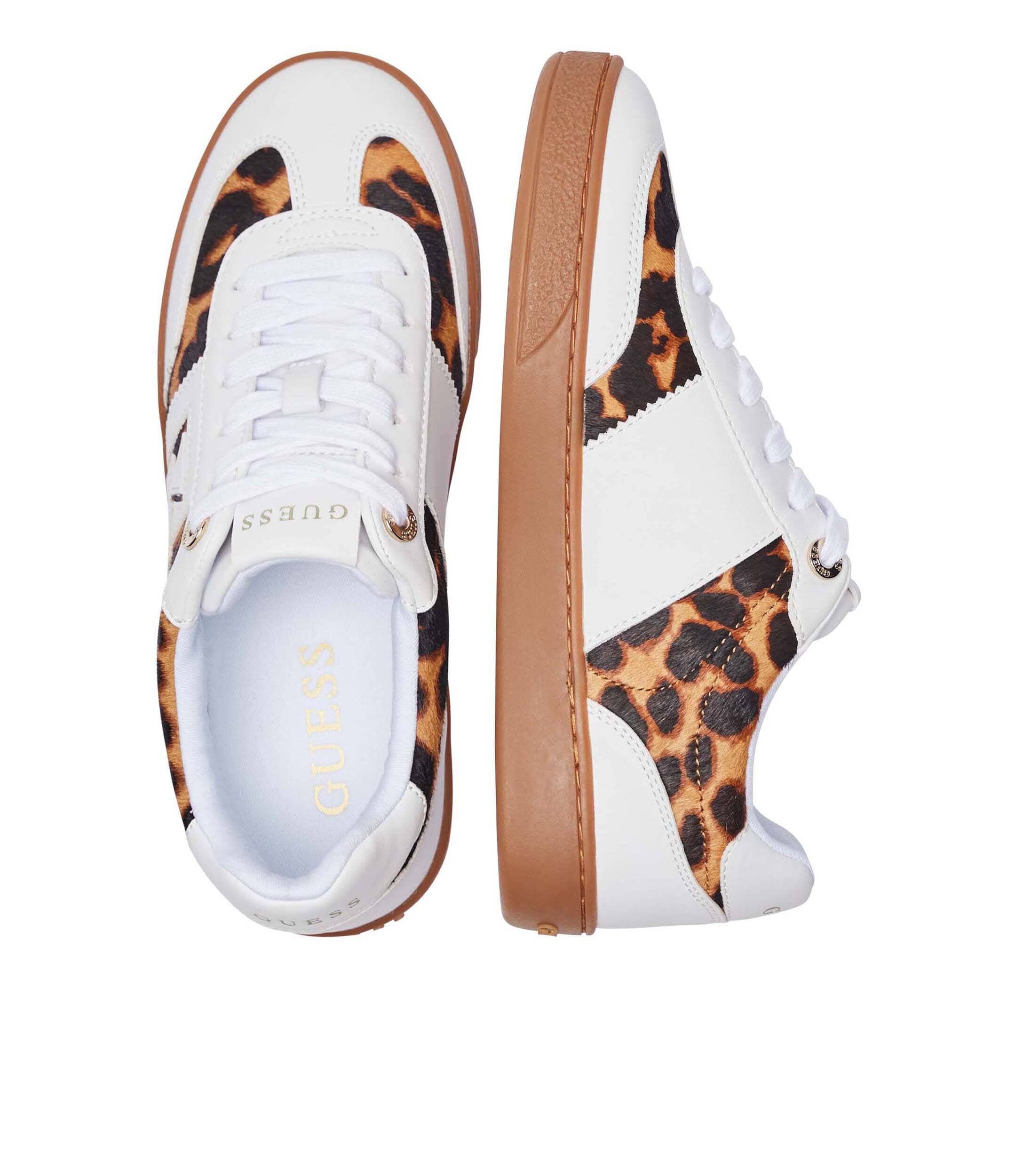 GUESS Sneakers Nochee2 cu adaos de piele