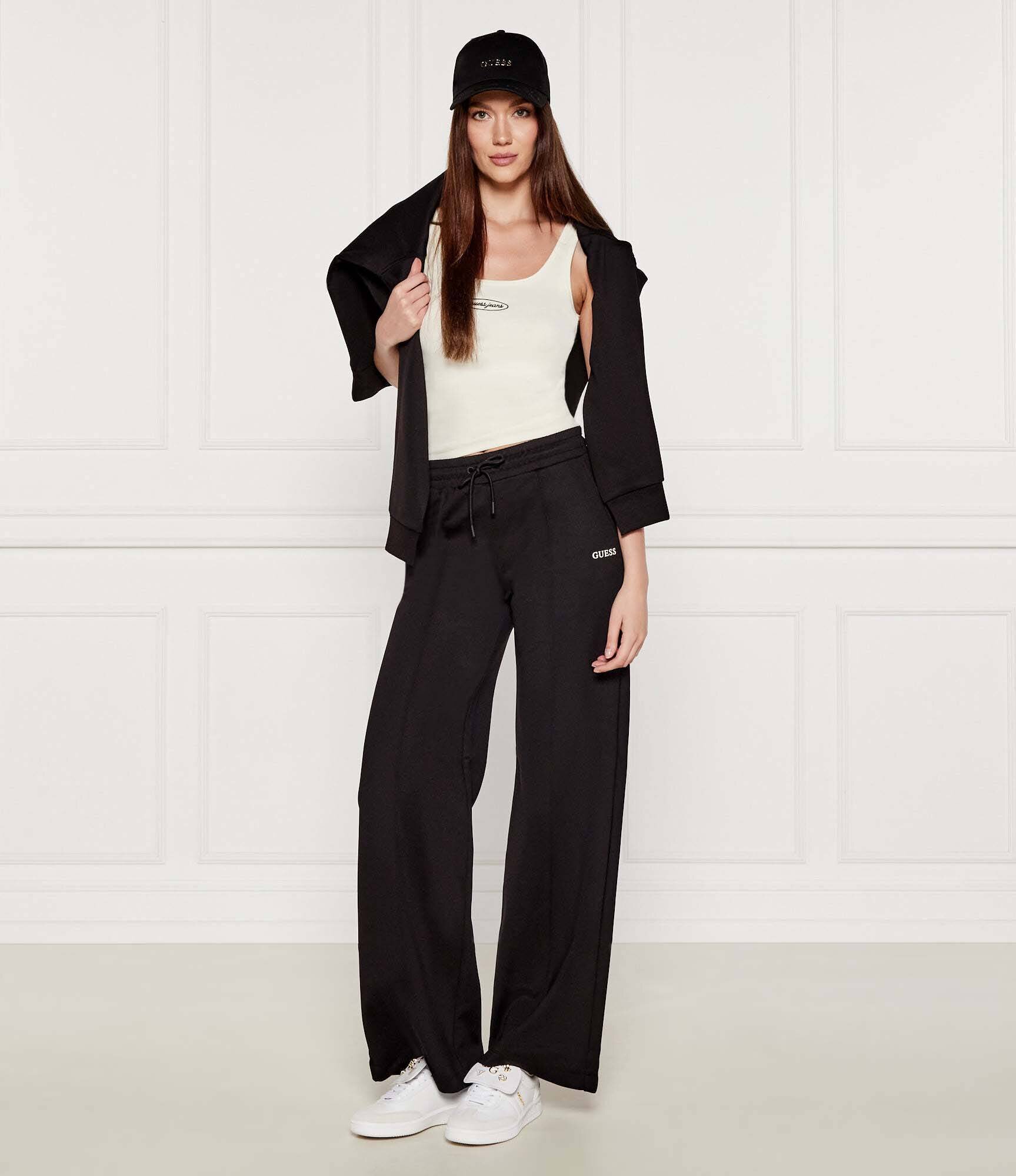 GUESS Sneakers Oleeza2 | piele întoarsă