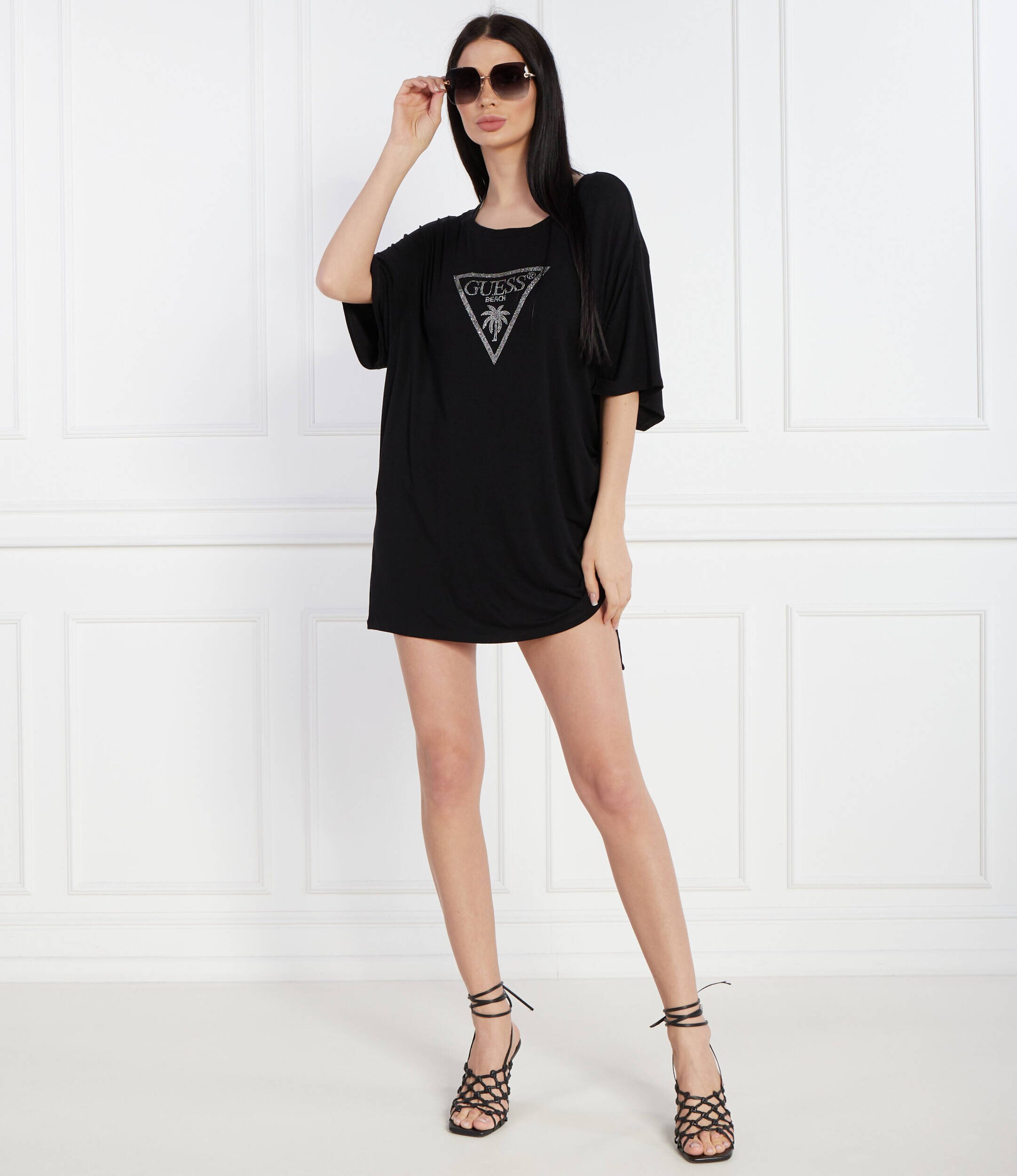 Guess Swimwear Tricou Coulisse | Relaxed fit