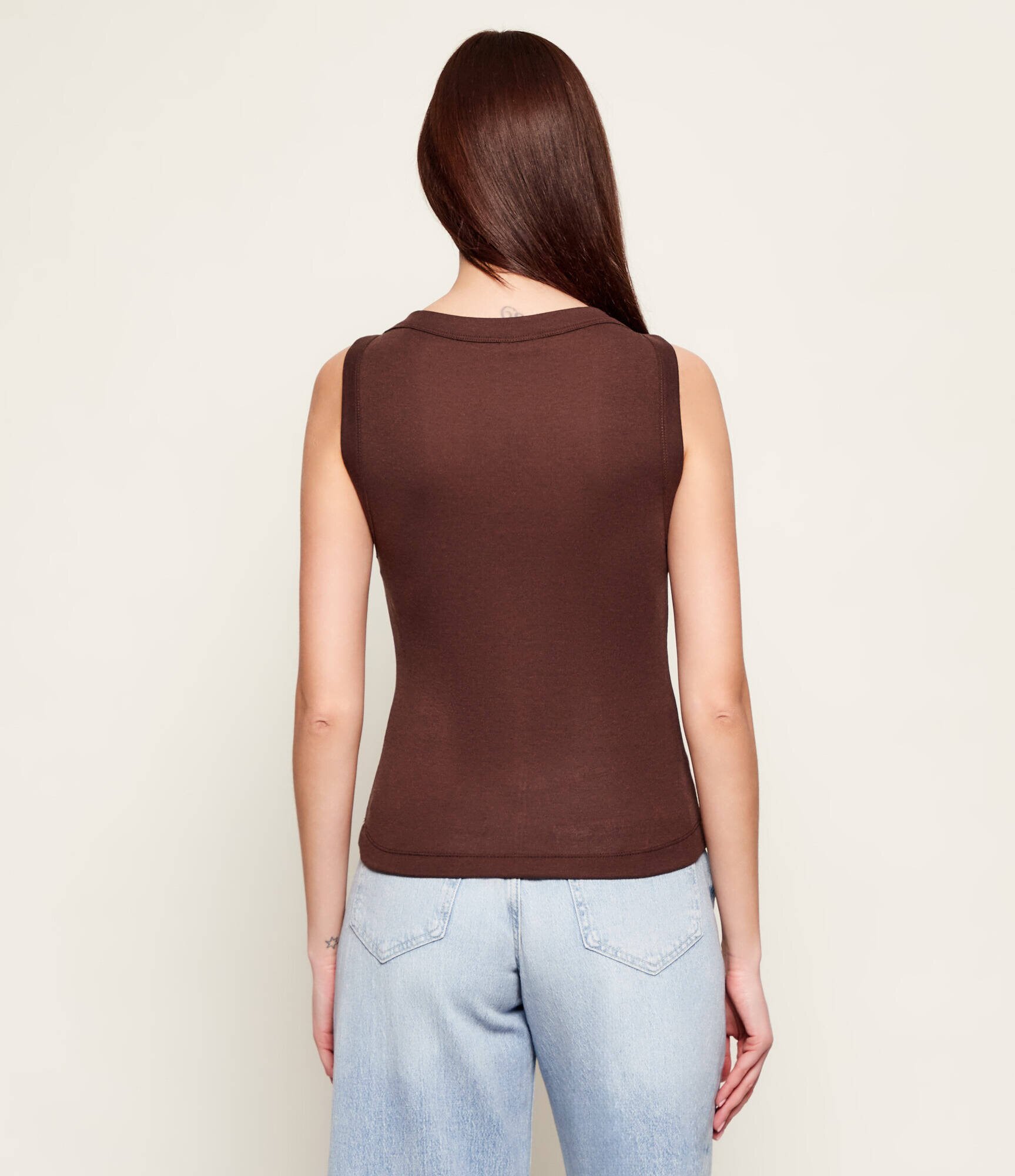 GUESS Top TINA | Slim Fit | cu adaos de mătase și lână