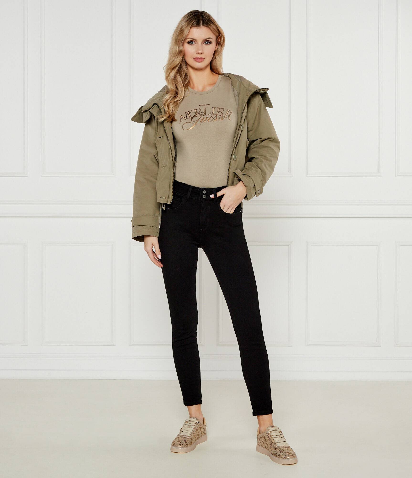 GUESS Tricou ATELIER R5 | Slim Fit
