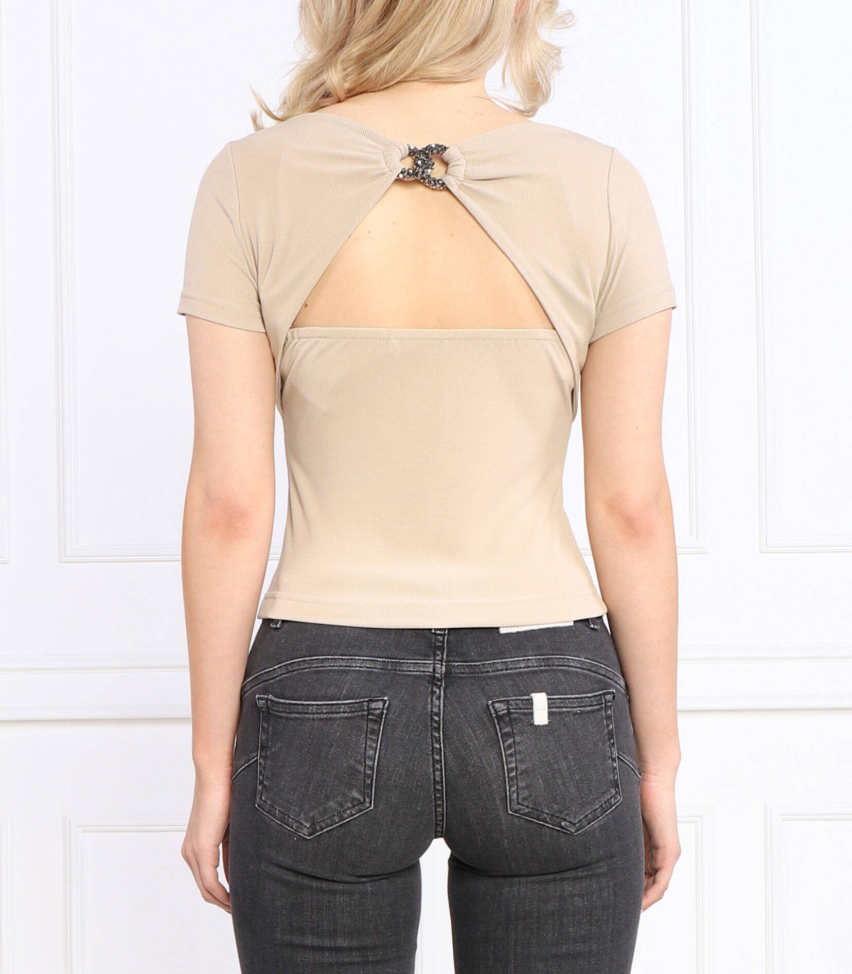 GUESS Tricou CHERYL JEWEL TOP | Regular Fit