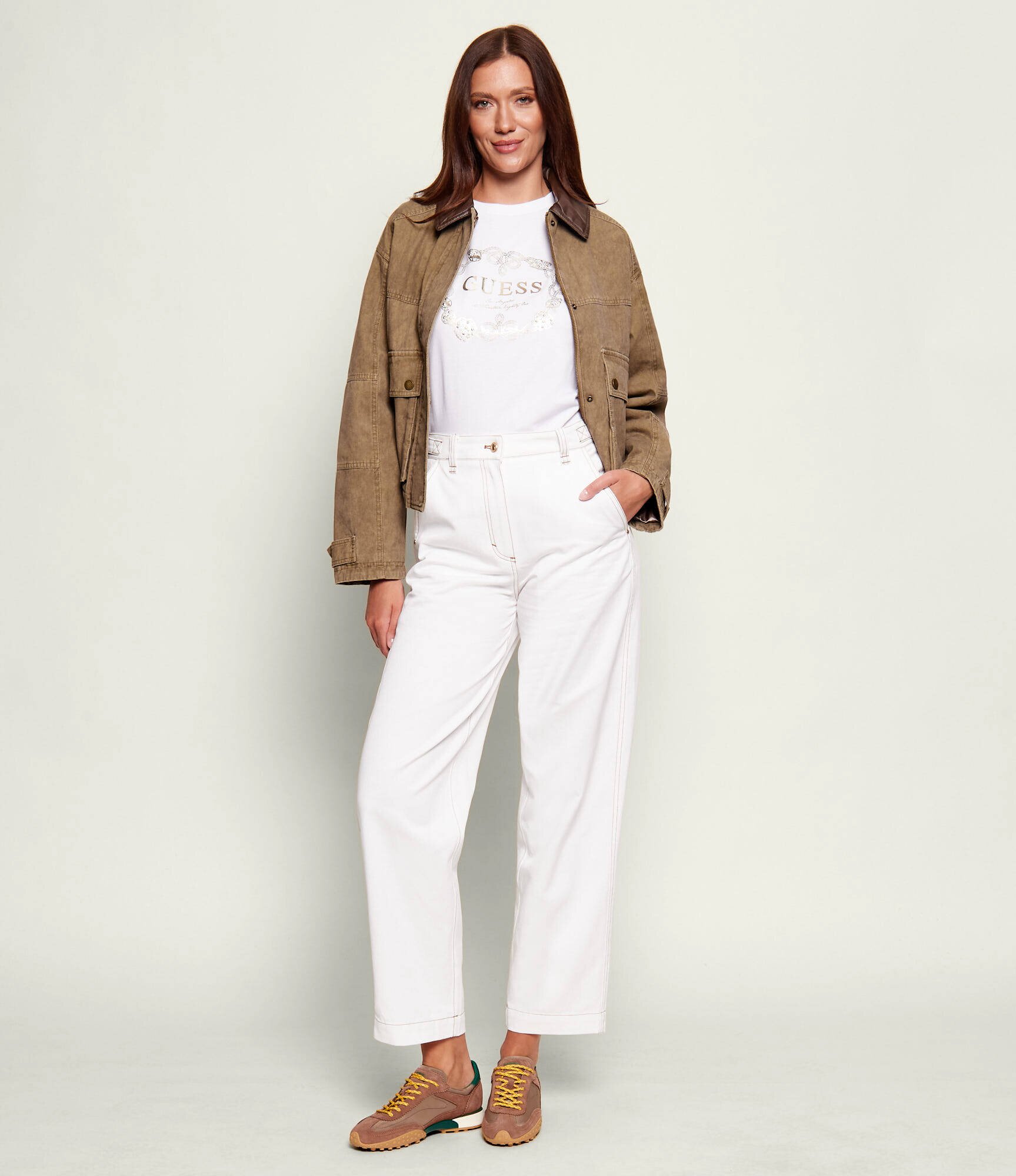 GUESS Tricou EVA | Slim Fit