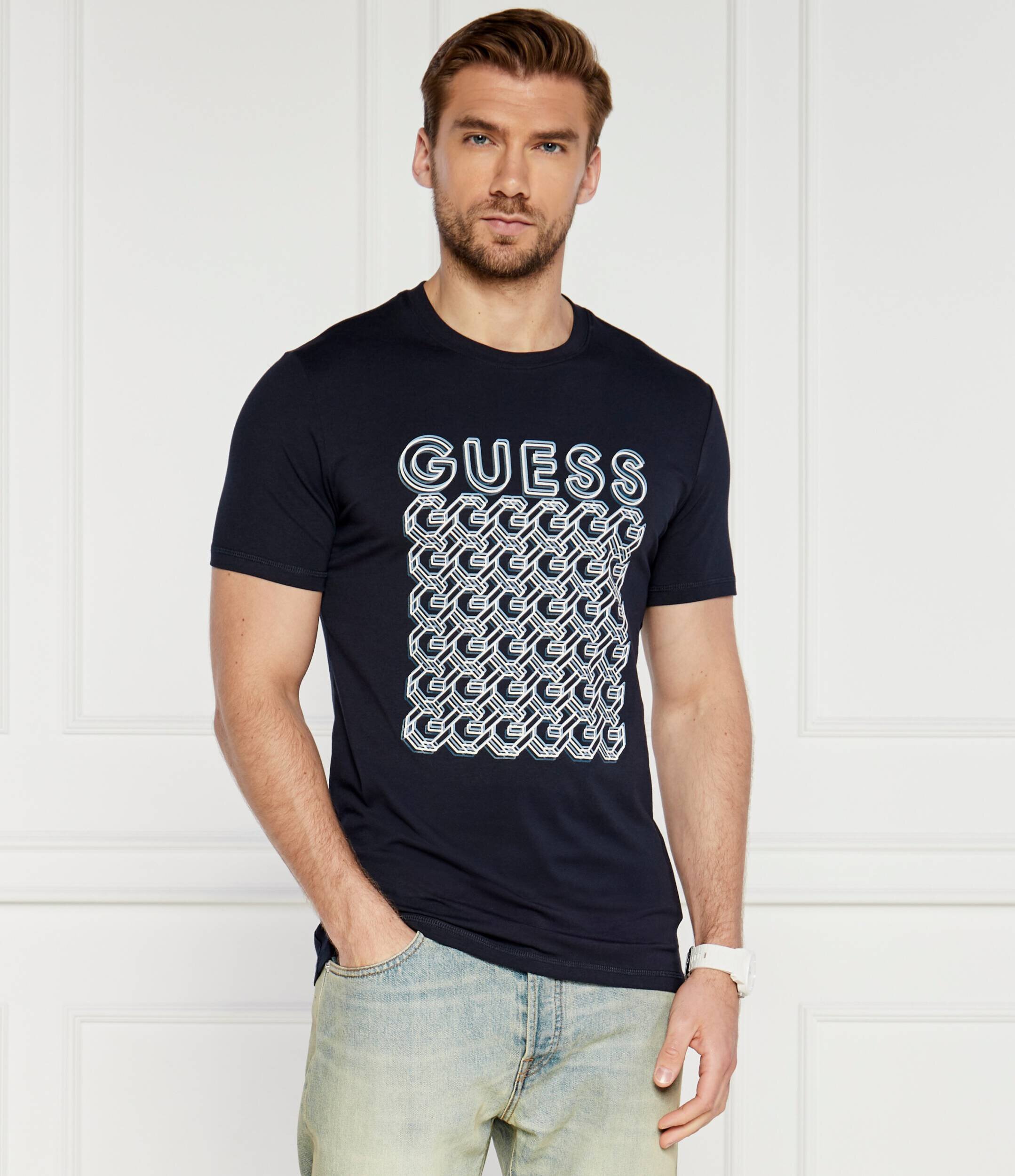 GUESS Tricou G CHAIN | Slim Fit