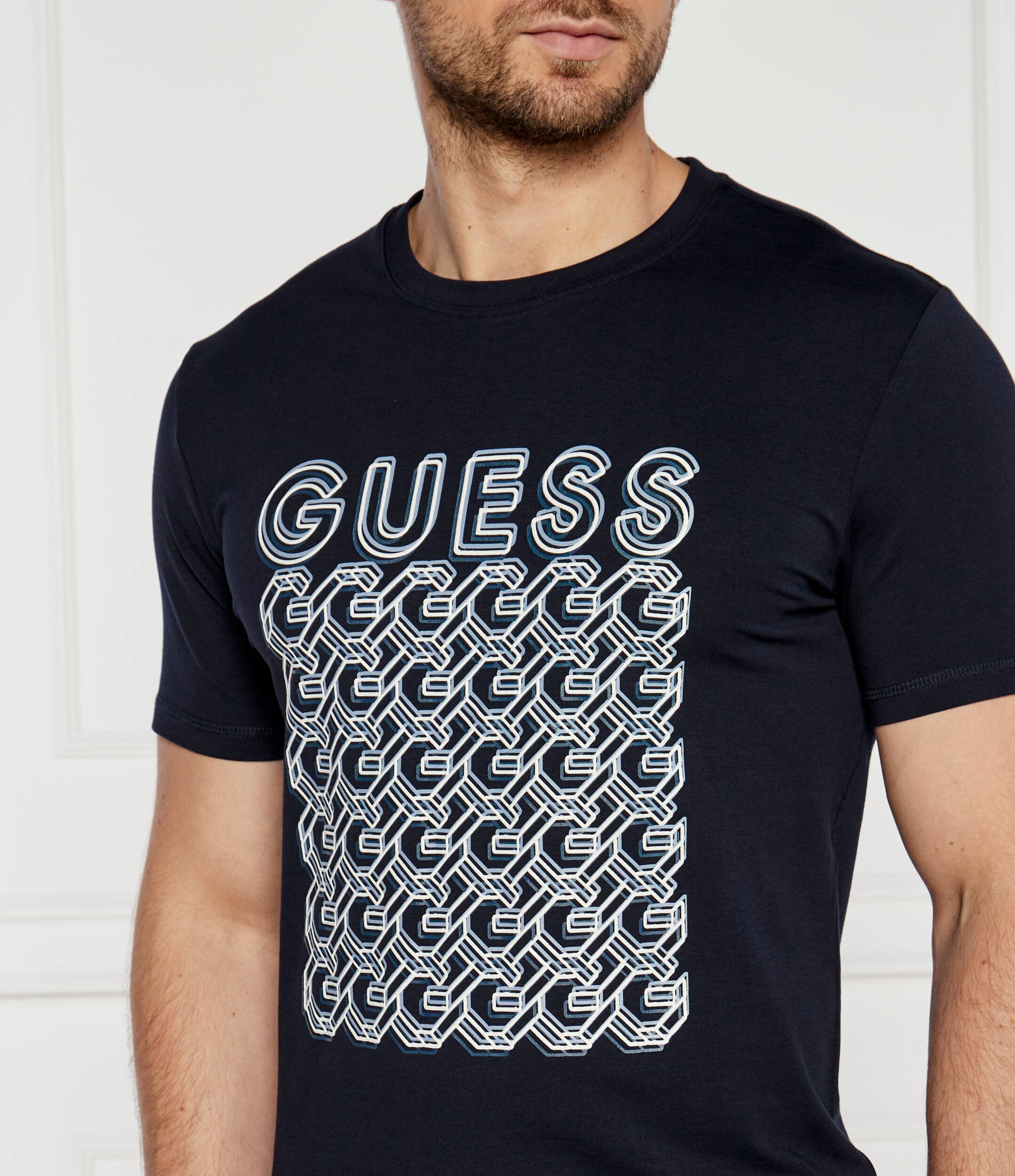 GUESS Tricou G CHAIN | Slim Fit