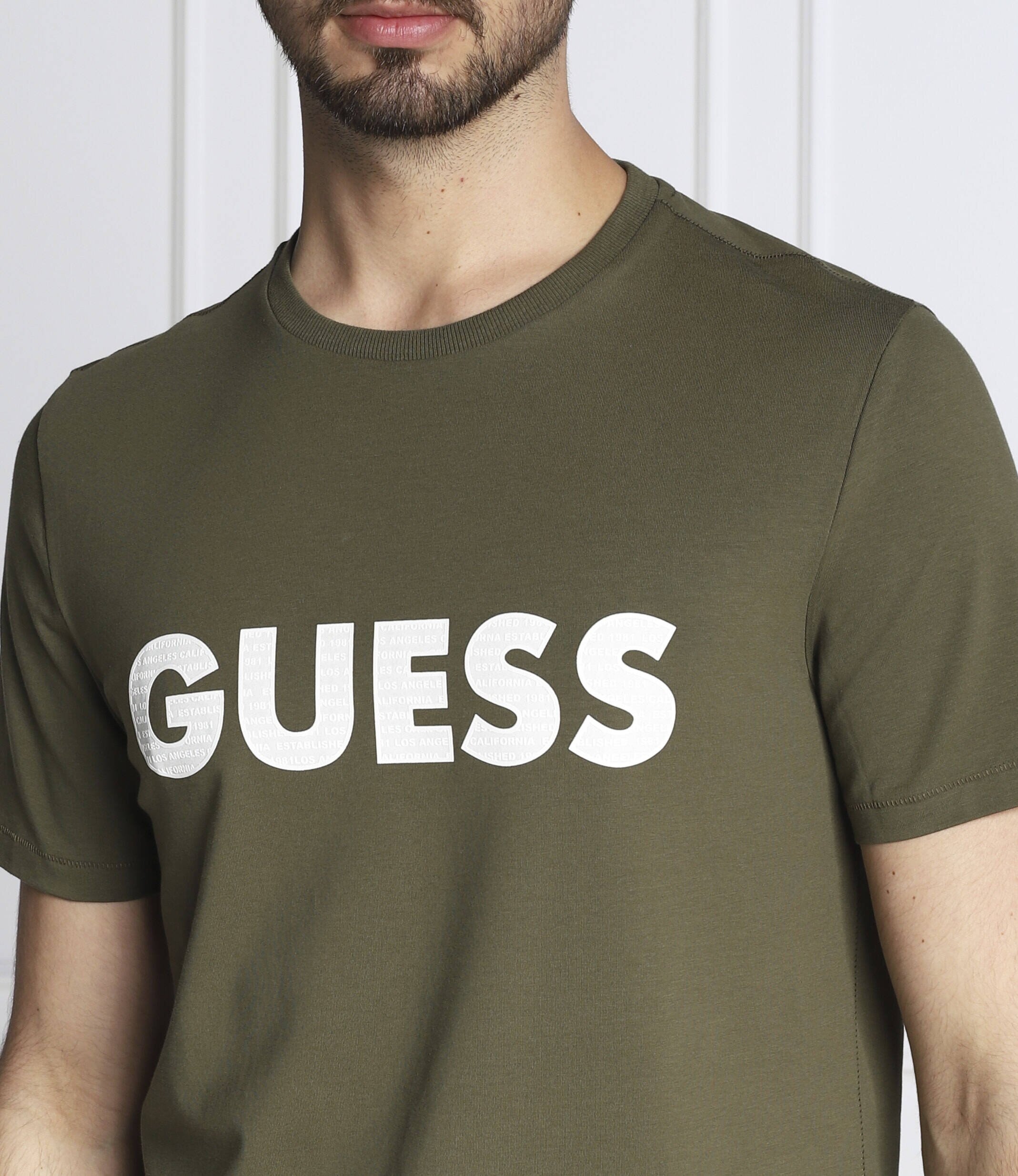 GUESS Tricou LABYRINTH | Slim Fit