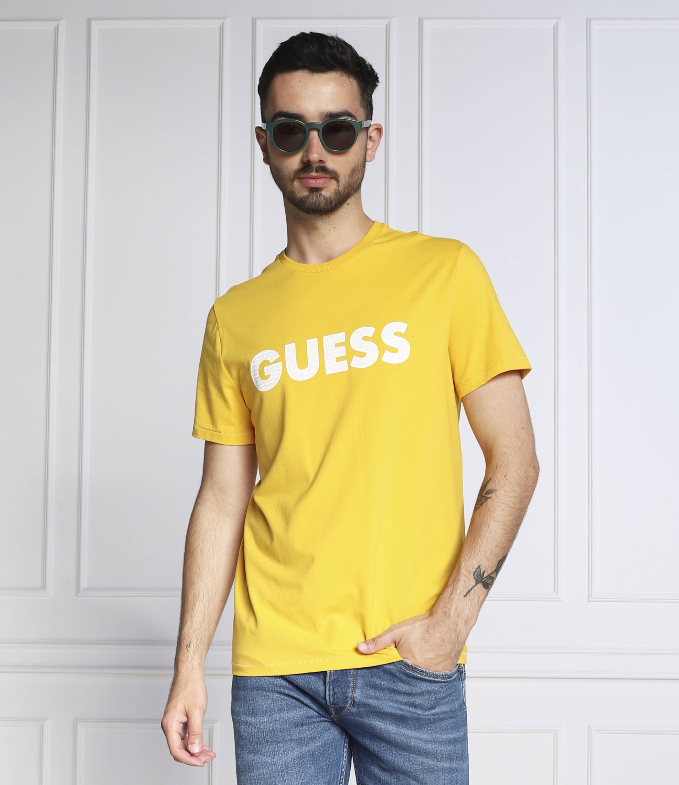 GUESS Tricou LABYRINTH | Slim Fit