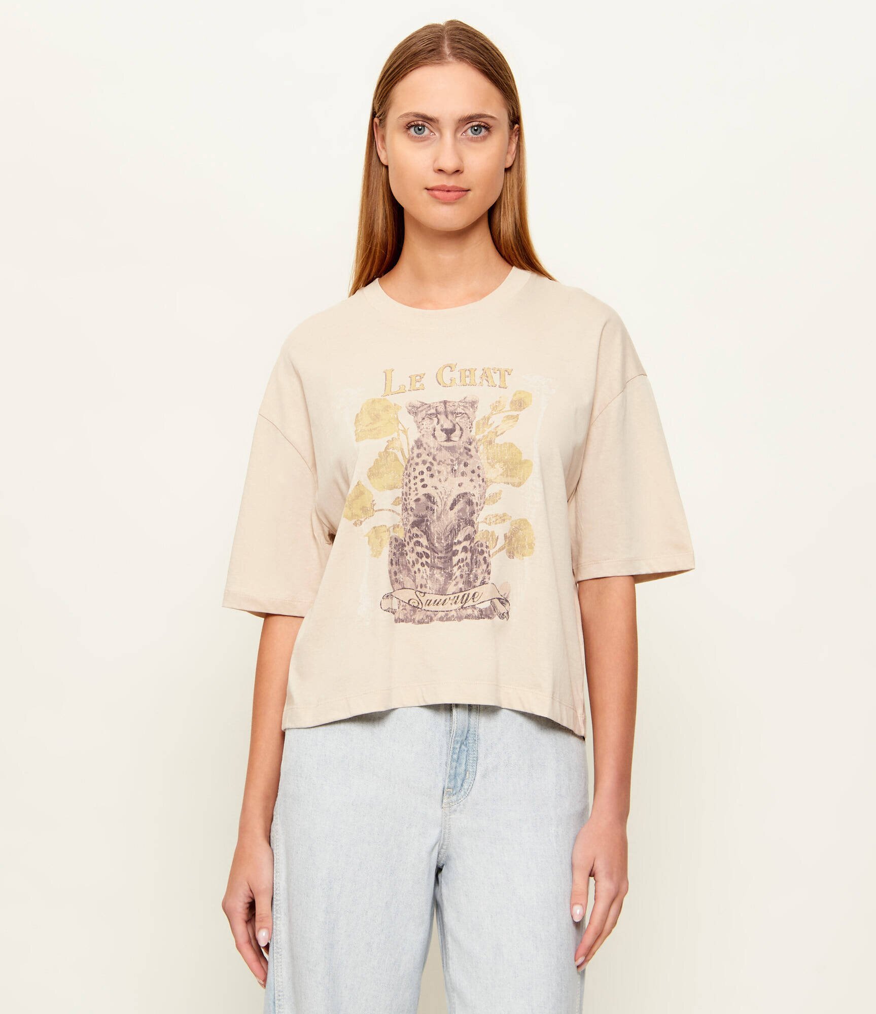 GUESS Tricou LE CHAT | regular fit
