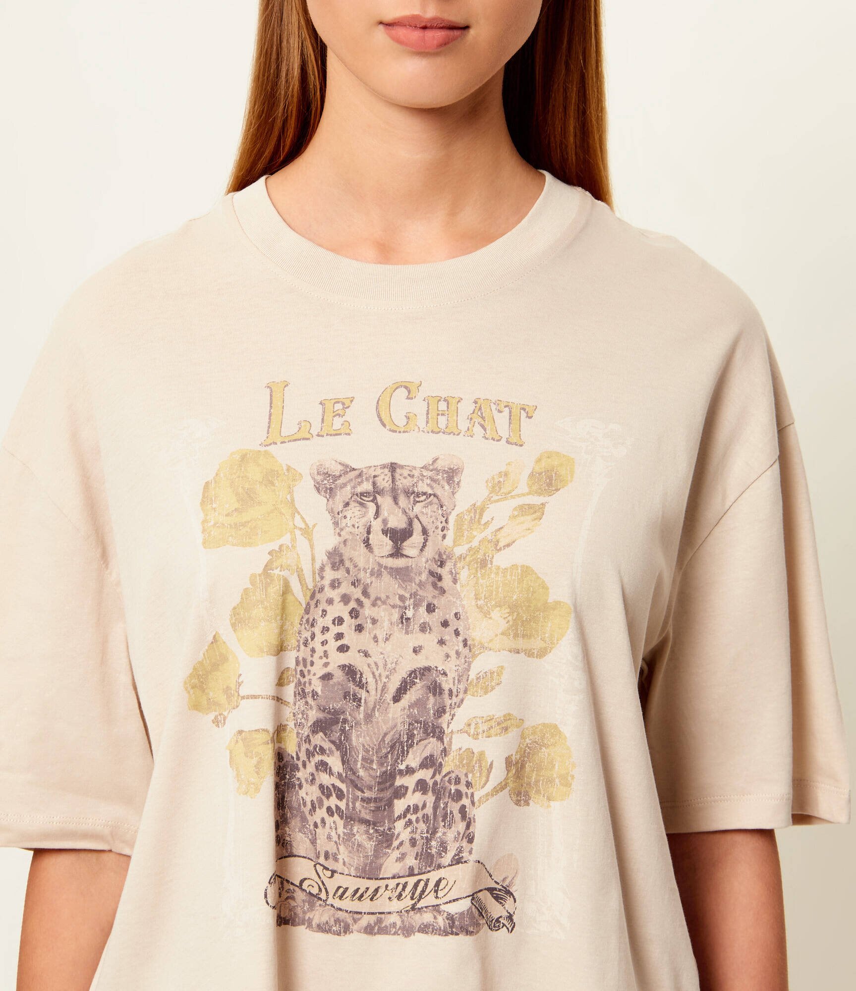 GUESS Tricou LE CHAT | regular fit