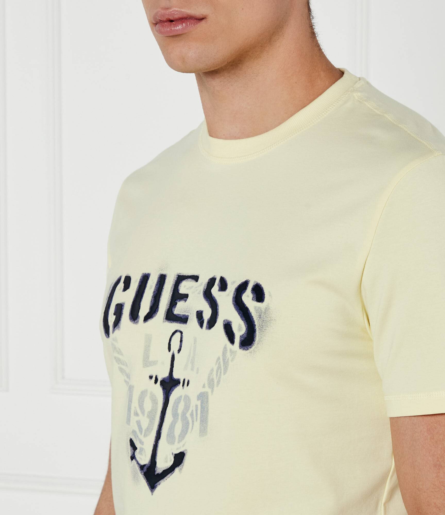 GUESS Tricou Marine | Slim Fit