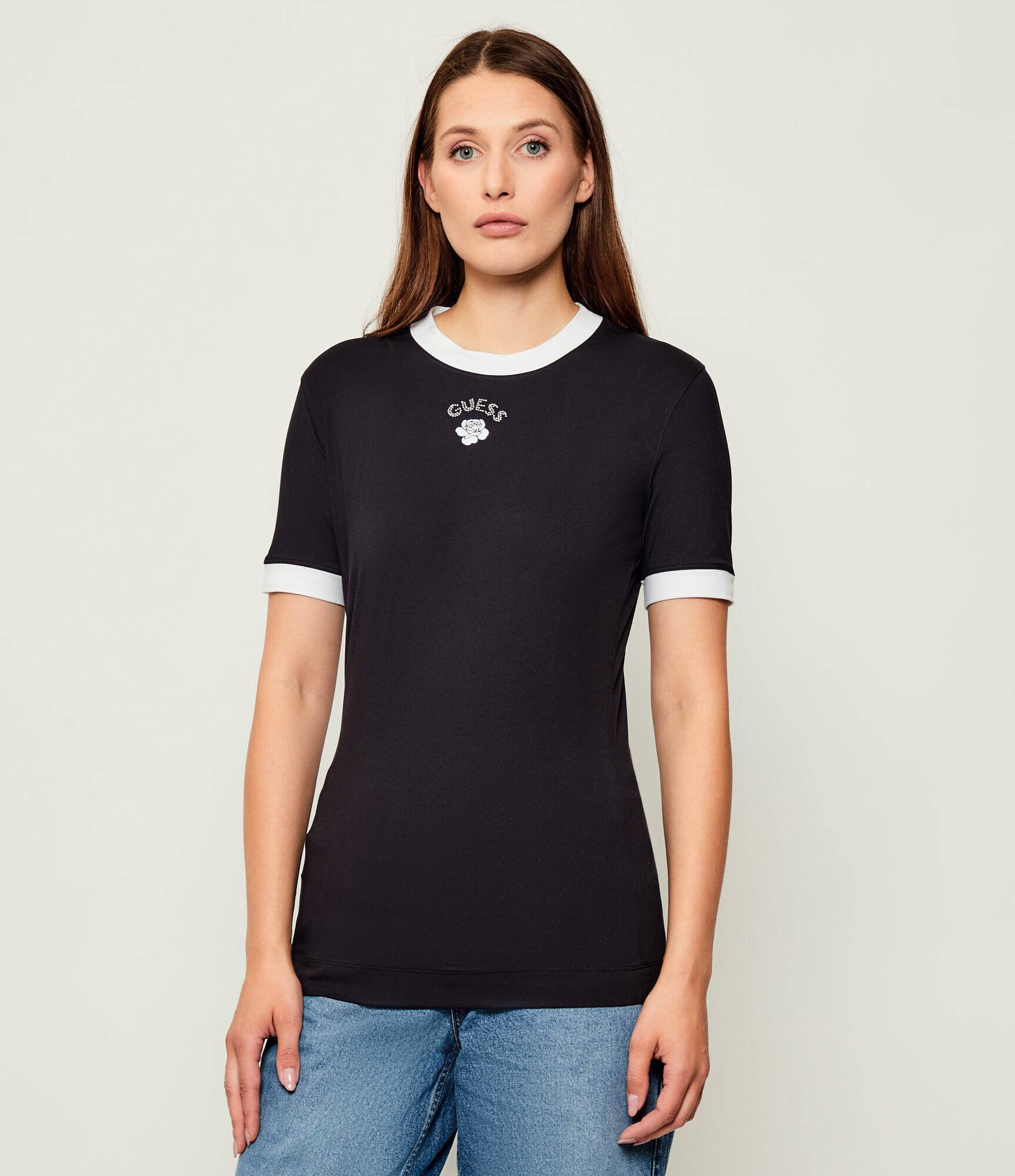 GUESS Tricou MINI ROSE | Slim Fit
