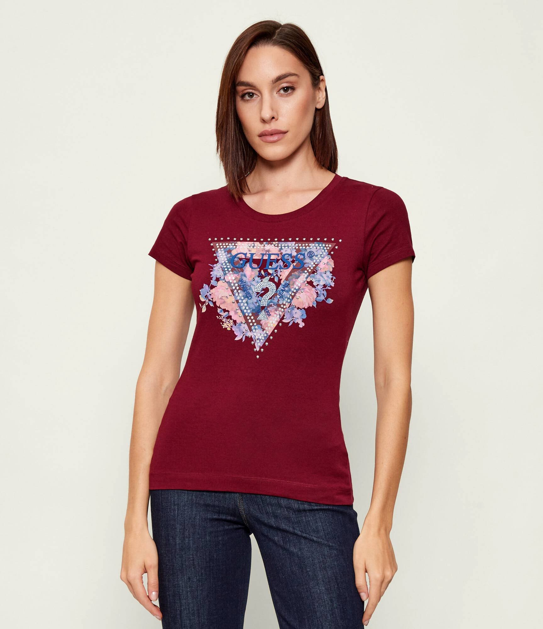 GUESS Tricou PEONY | Slim Fit