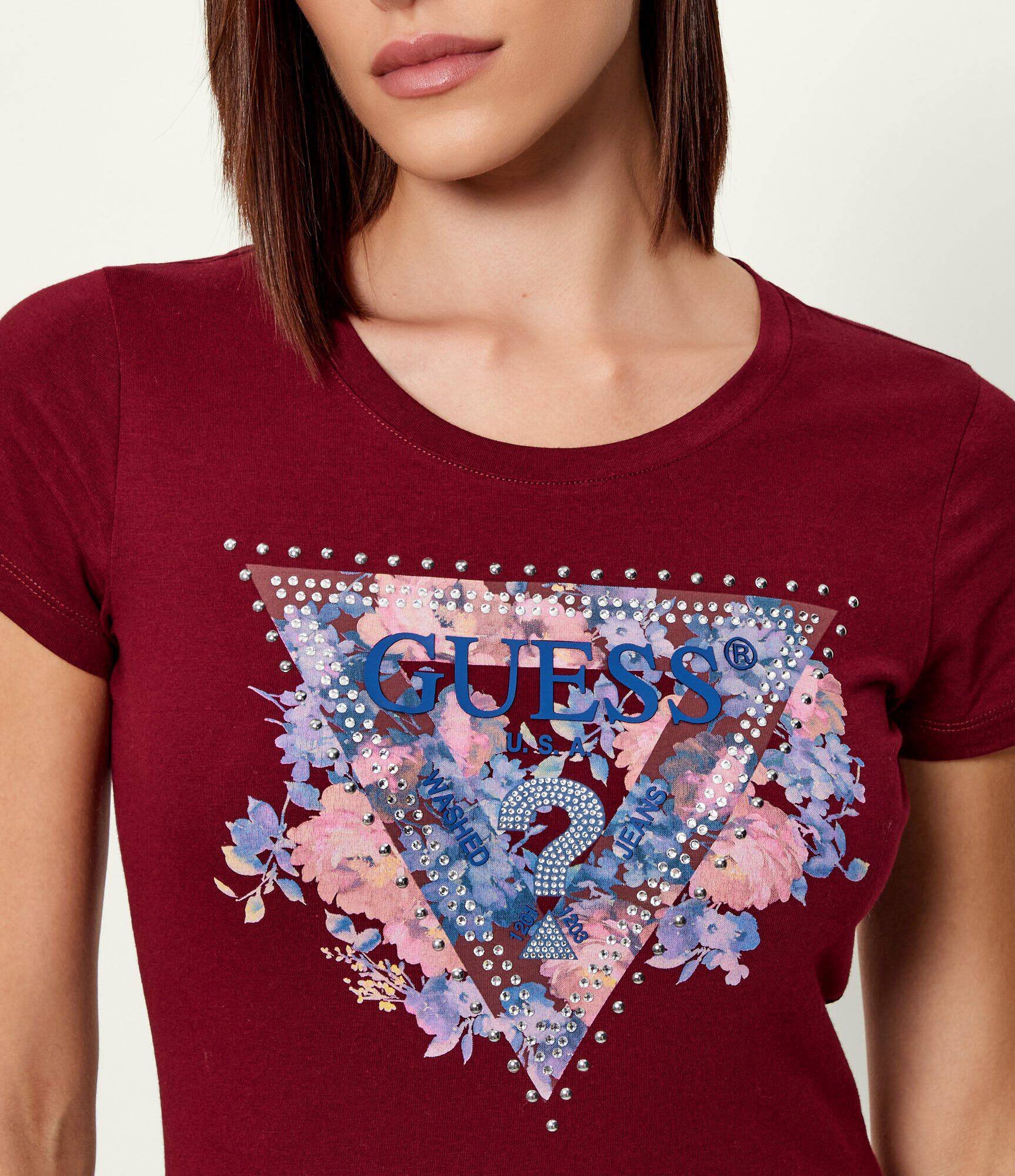 GUESS Tricou PEONY | Slim Fit