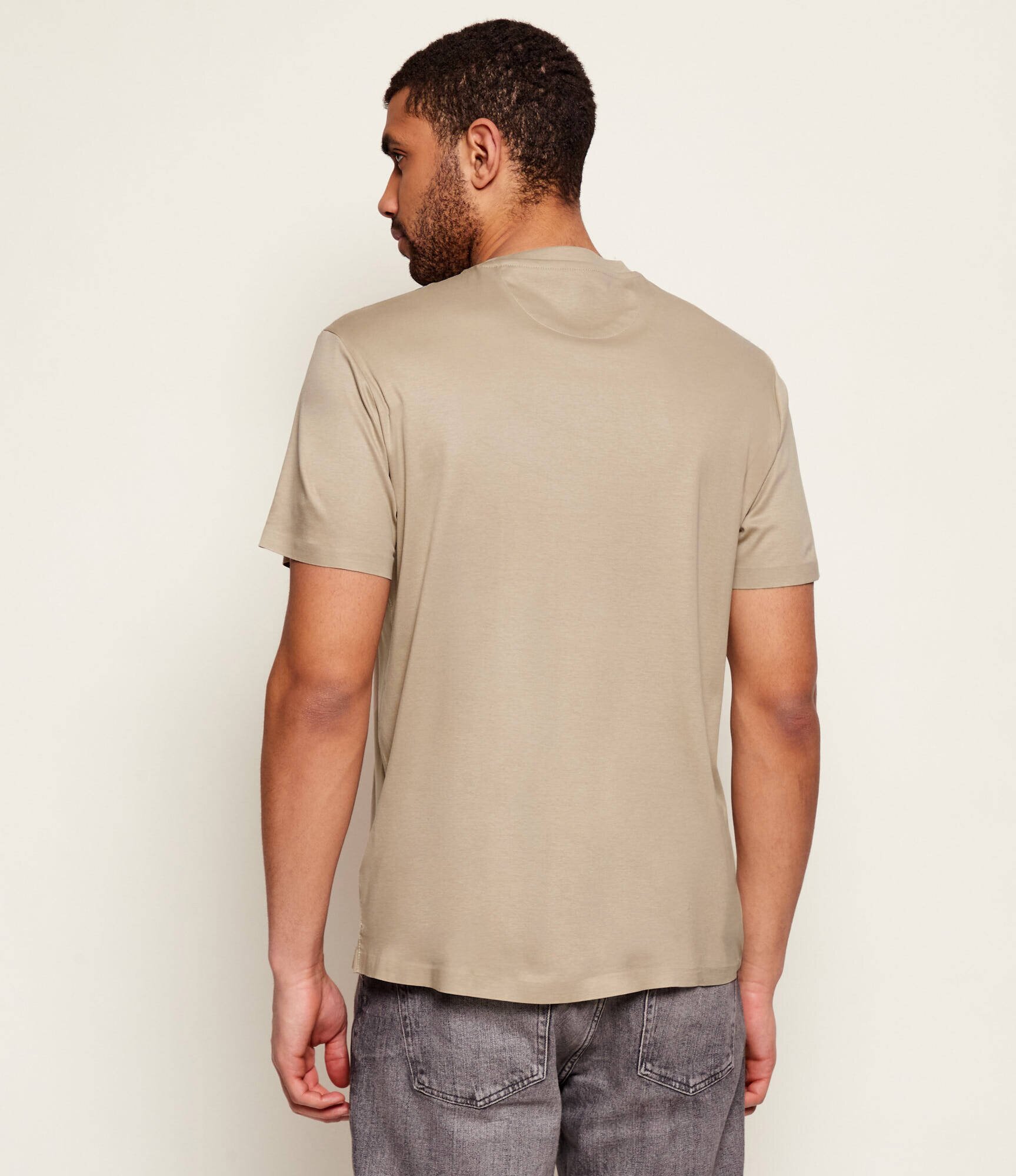 GUESS Tricou | regular fit cu adaos de mătase